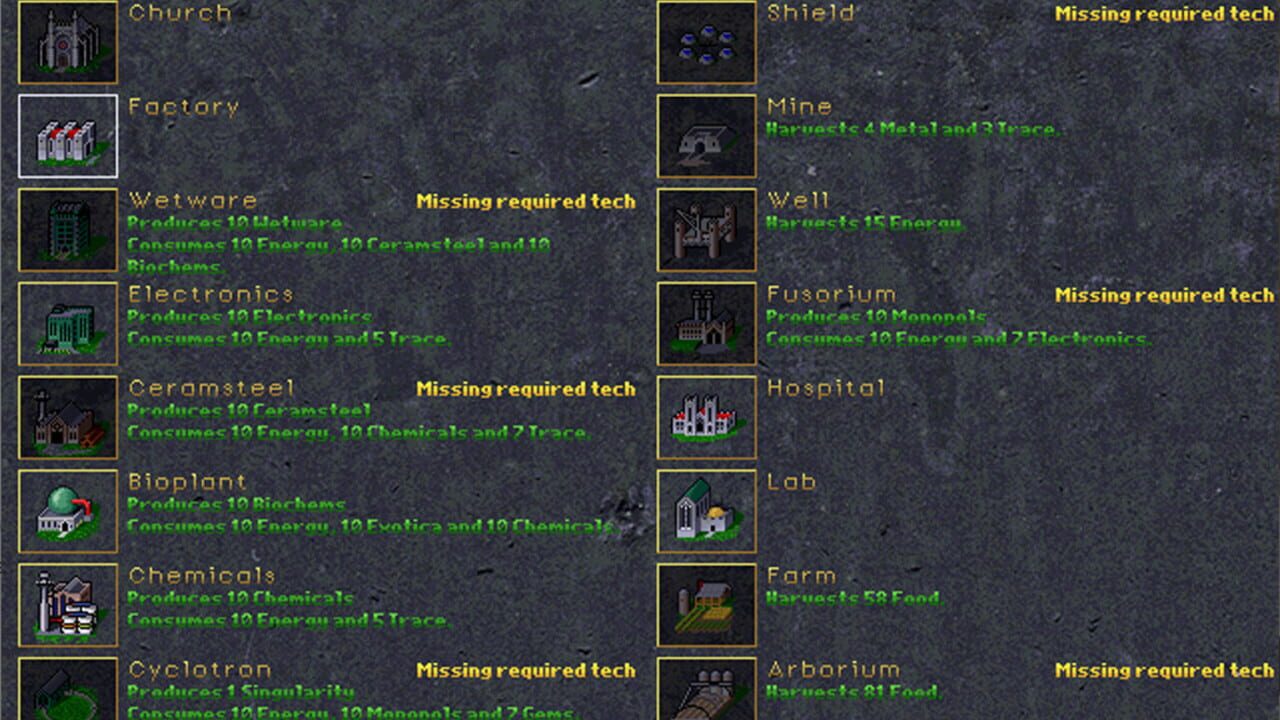 Screenshot for Emperor of the Fading Suns Enhanced