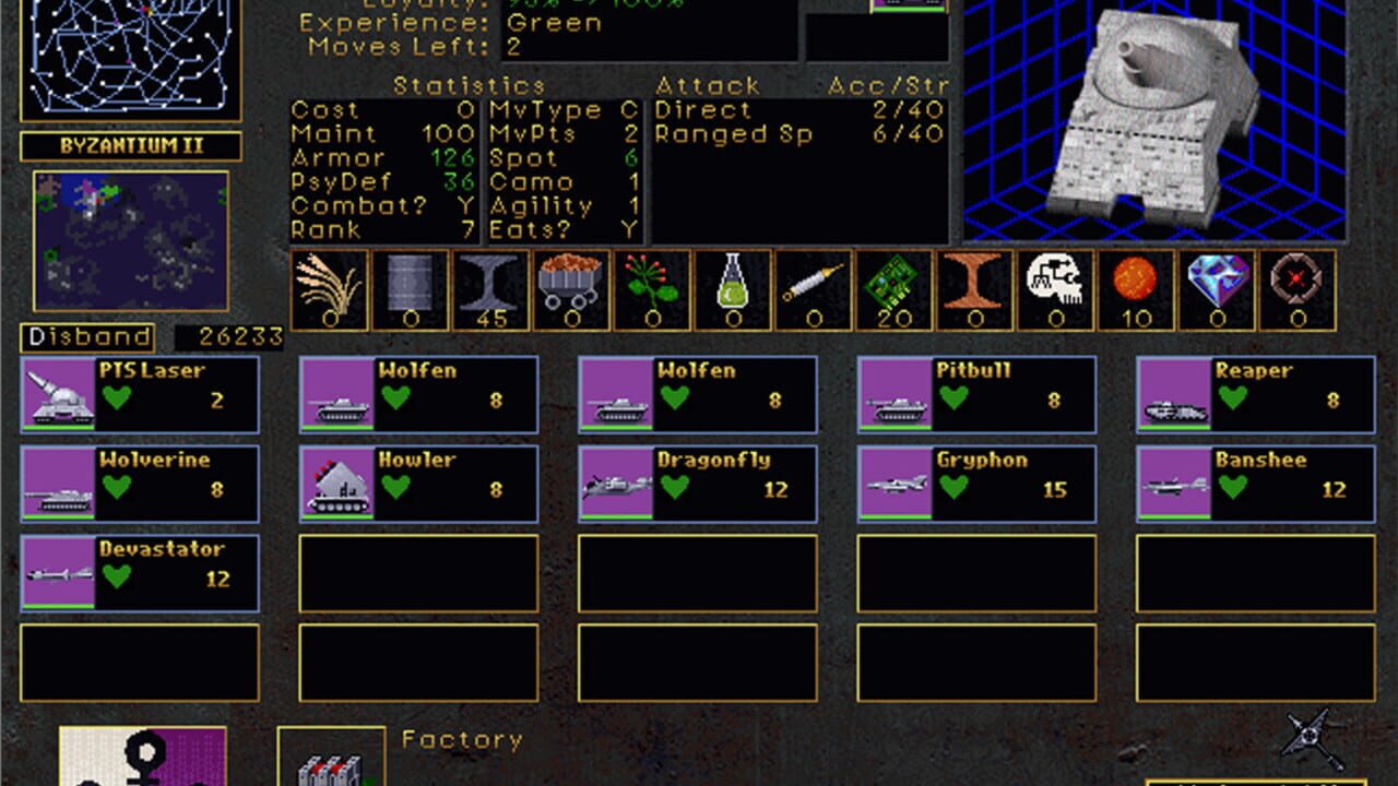 Screenshot for Emperor of the Fading Suns Enhanced