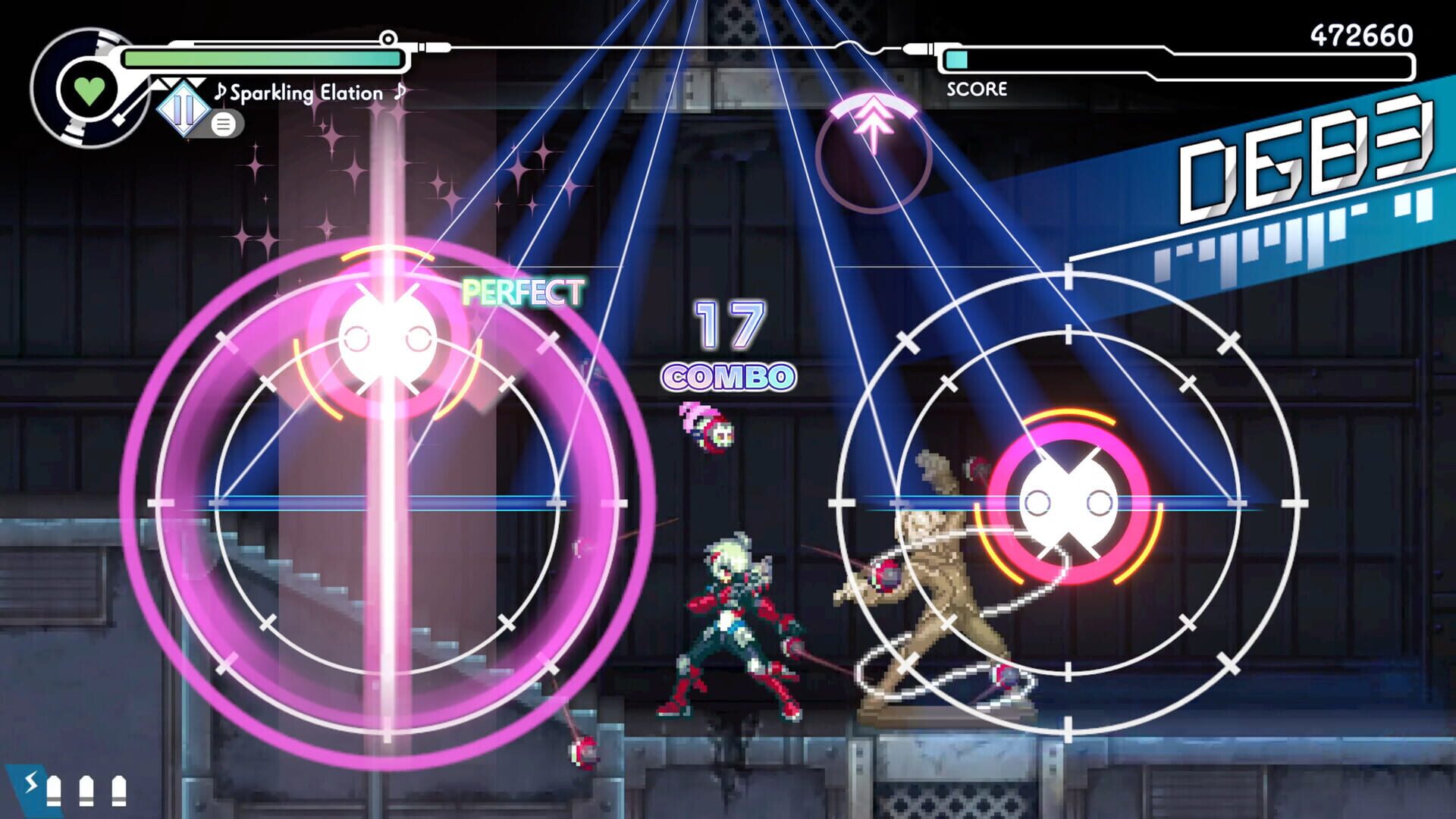 Screenshot for Gunvolt Records Cychronicle: Song Pack 7