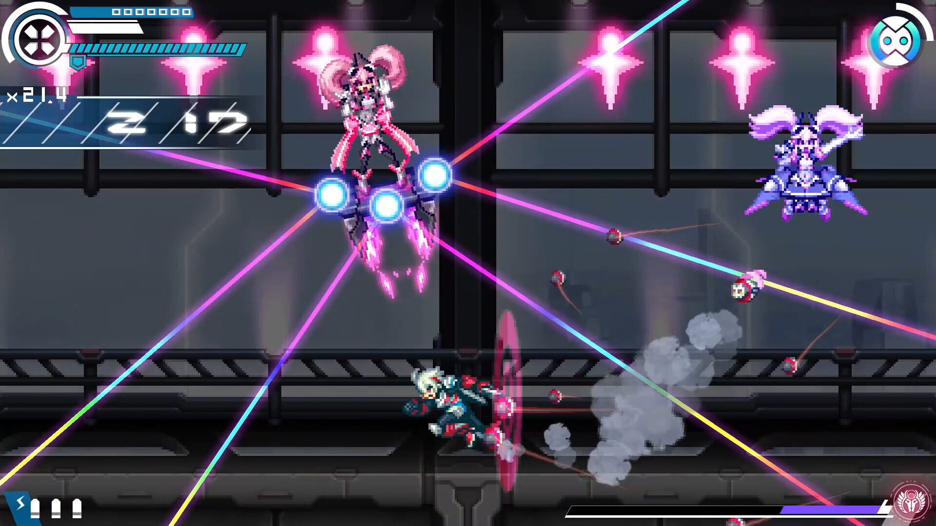 Screenshot for Gunvolt Chronicles: Luminous Avenger iX