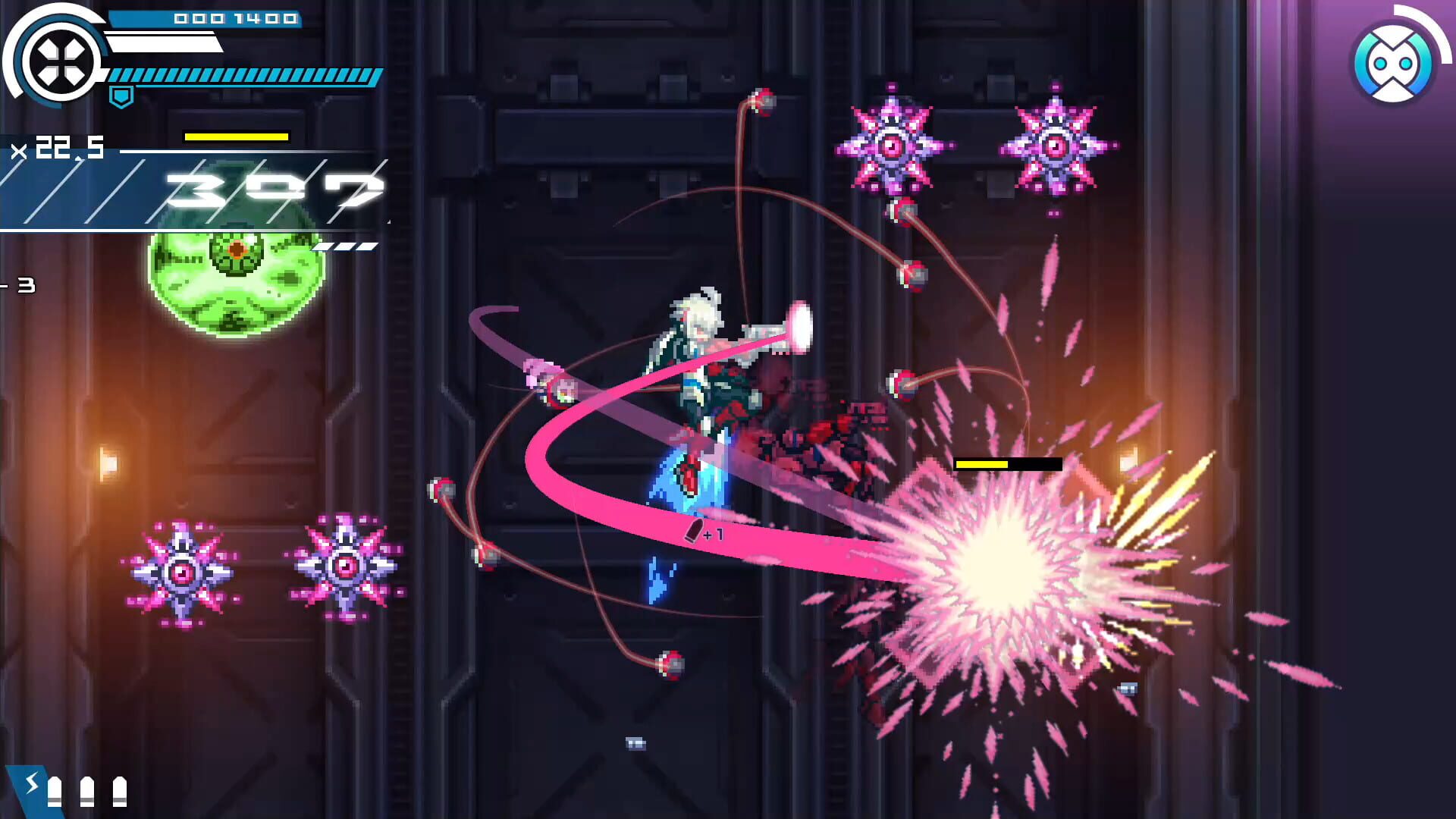 Screenshot for Gunvolt Chronicles: Luminous Avenger iX