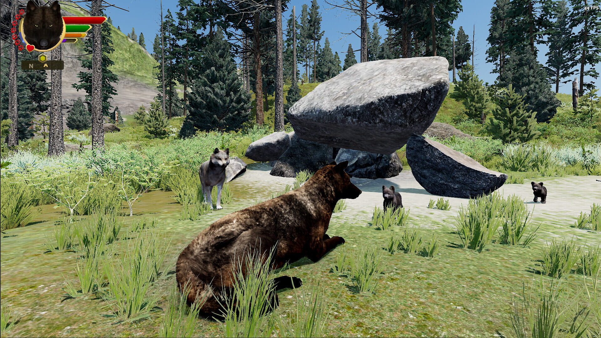 Screenshot for WolfQuest: Anniversary Edition - Hellroaring Mountain