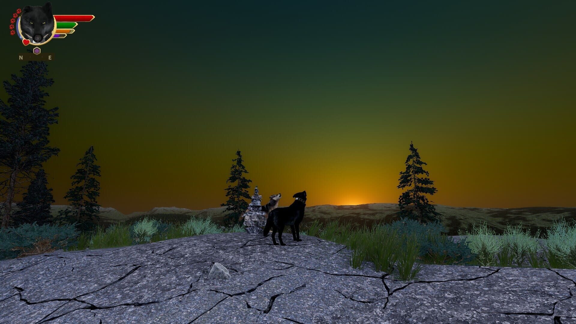 Screenshot for WolfQuest: Anniversary Edition - Hellroaring Mountain