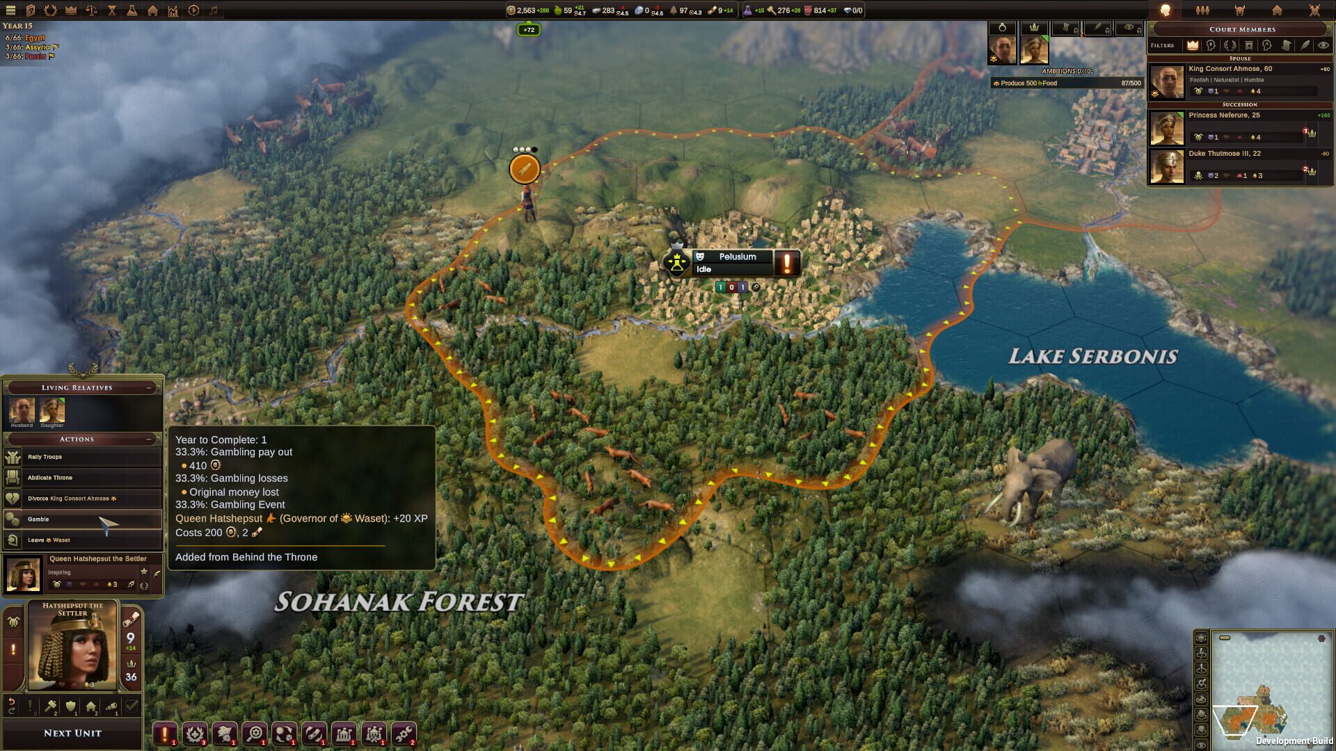 Screenshot for Old World: Behind the Throne