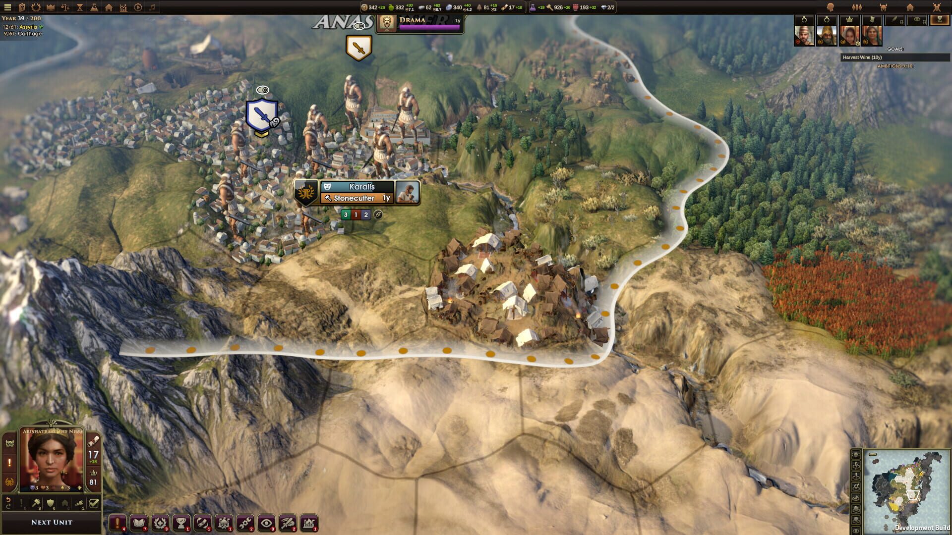 Screenshot for Old World: Behind the Throne
