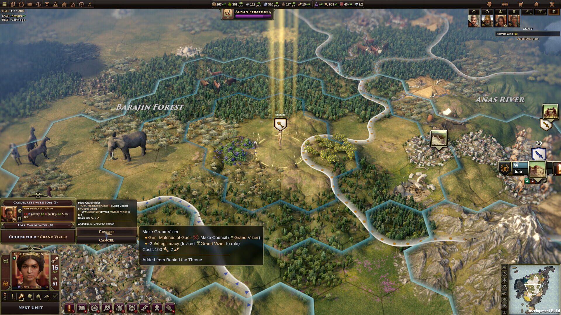 Screenshot for Old World: Behind the Throne