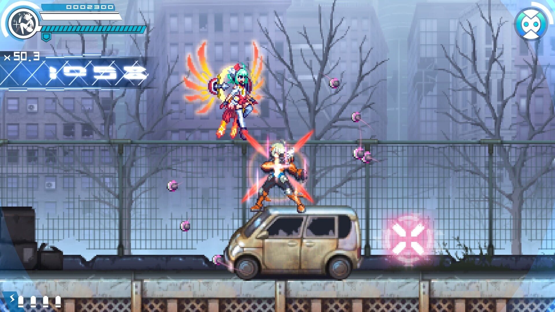 Screenshot for Gunvolt Chronicles: Luminous Avenger iX - Extra Song: "Raison d'être"