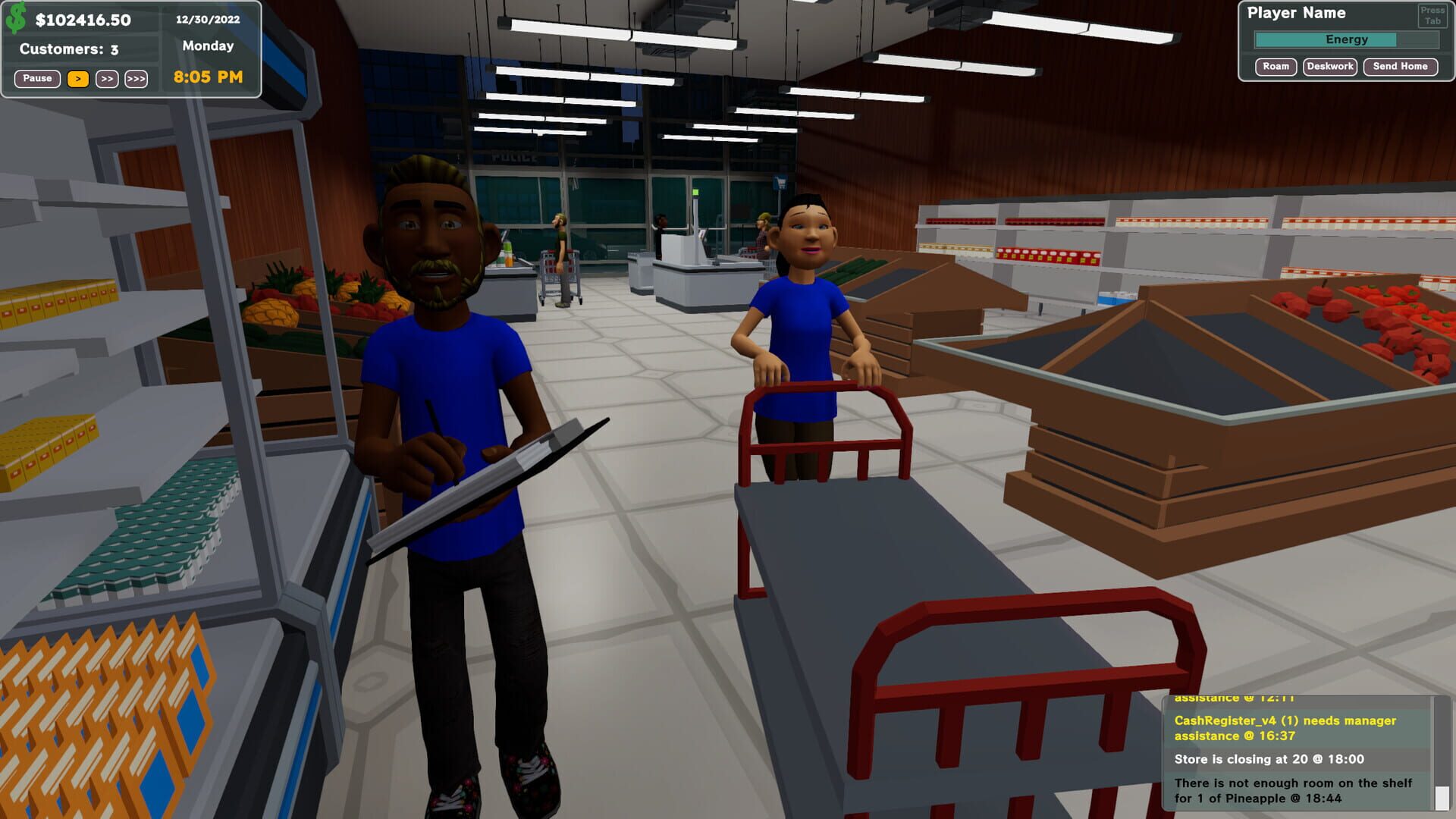 Screenshot for Grocery Store Tycoon