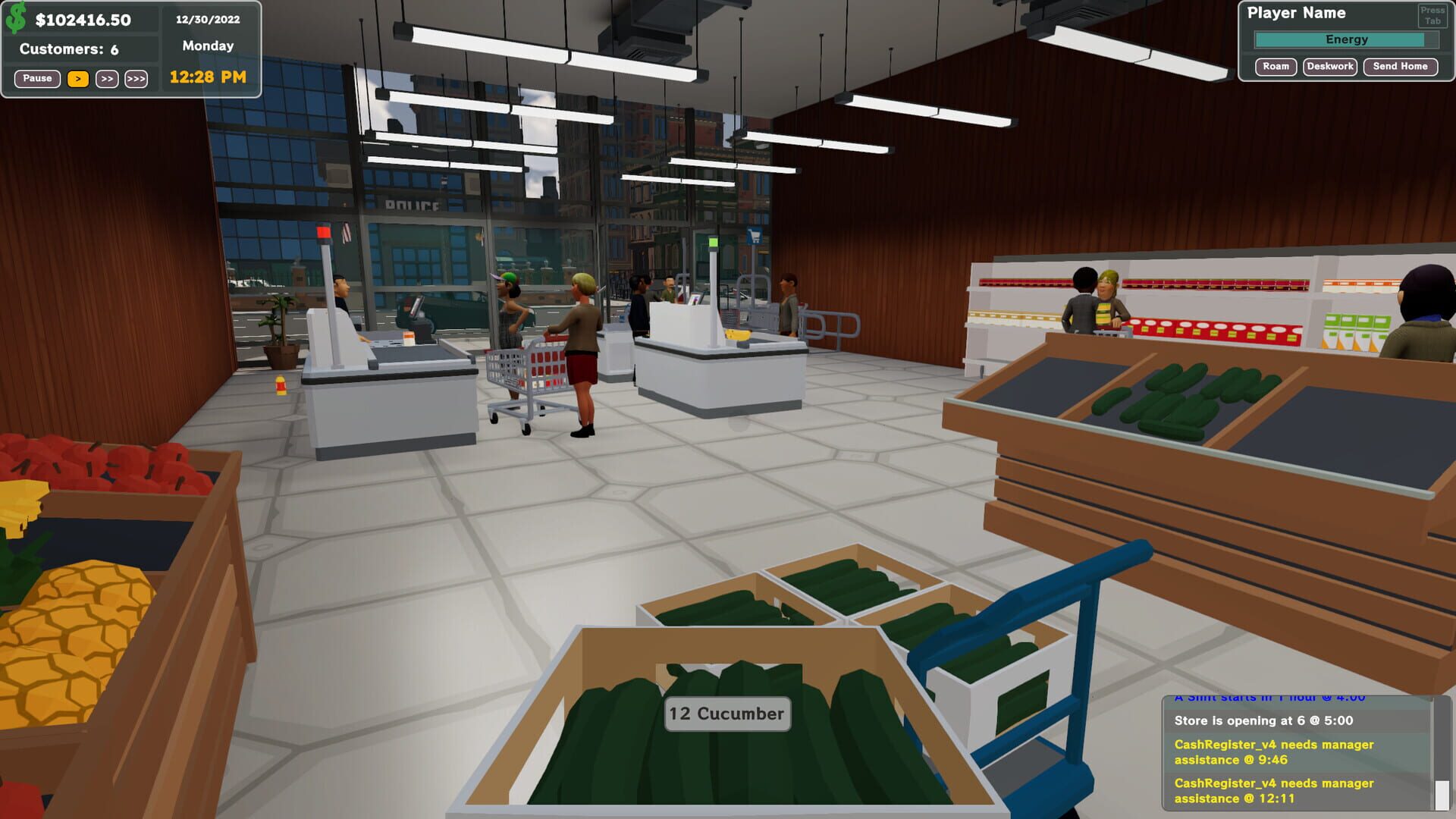 Screenshot for Grocery Store Tycoon