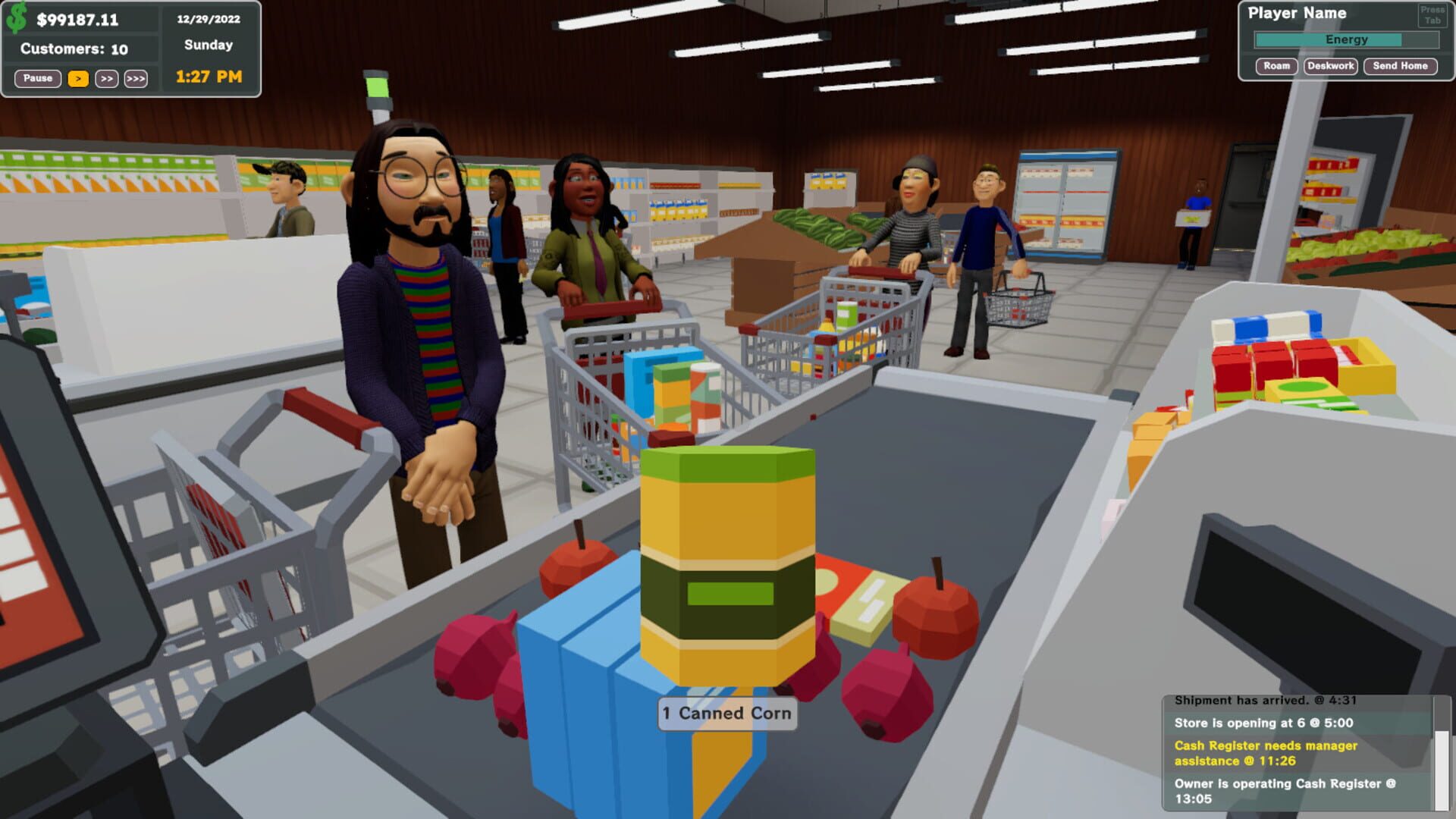 Screenshot for Grocery Store Tycoon