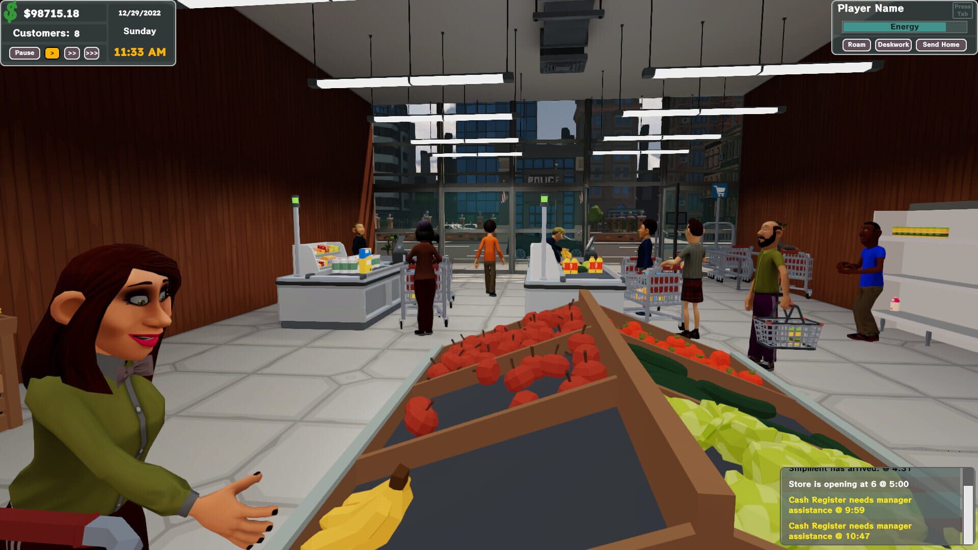 Screenshot for Grocery Store Tycoon