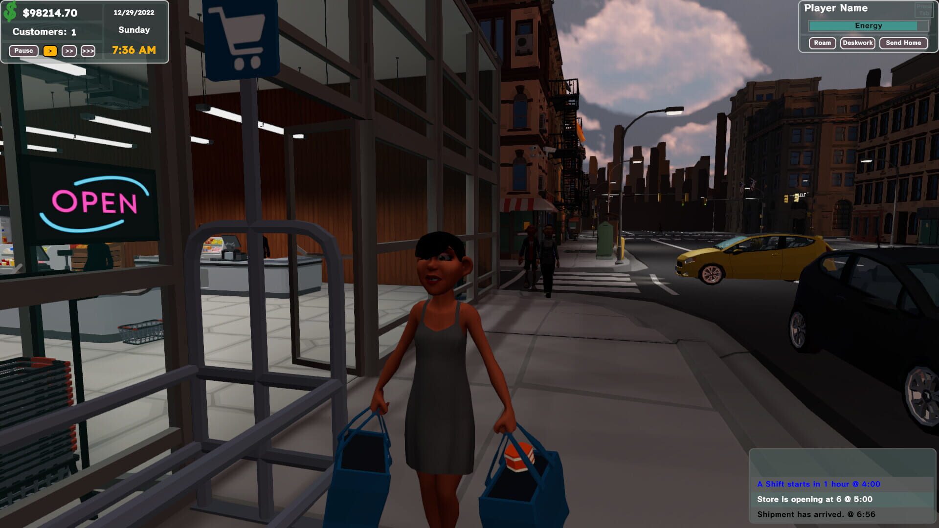 Screenshot for Grocery Store Tycoon