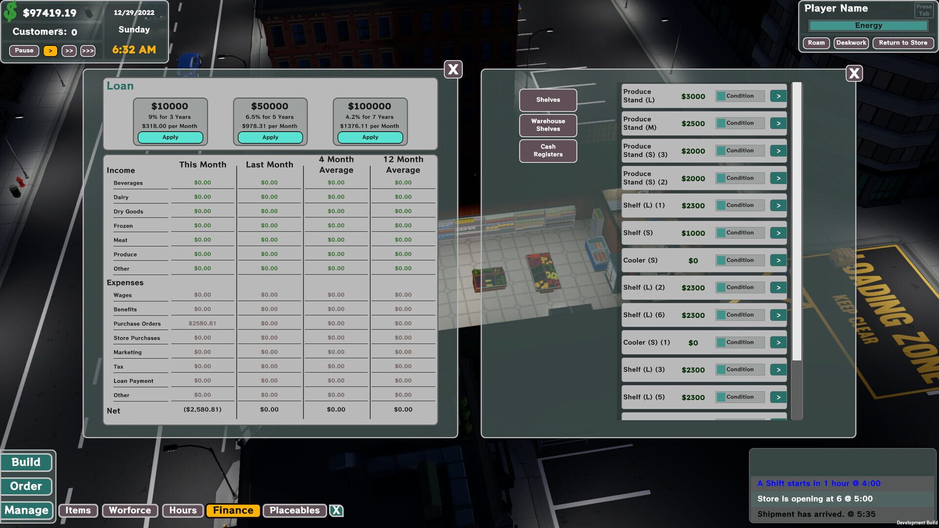 Screenshot for Grocery Store Tycoon