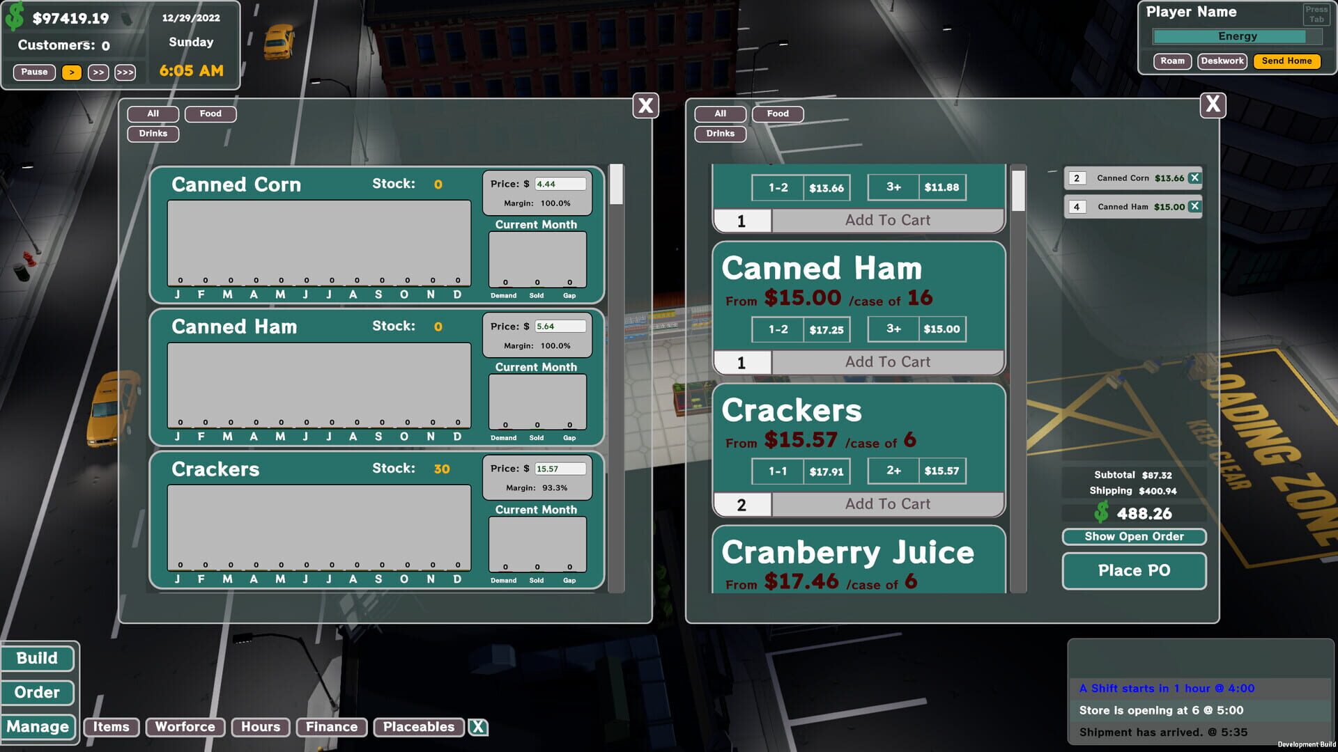 Screenshot for Grocery Store Tycoon