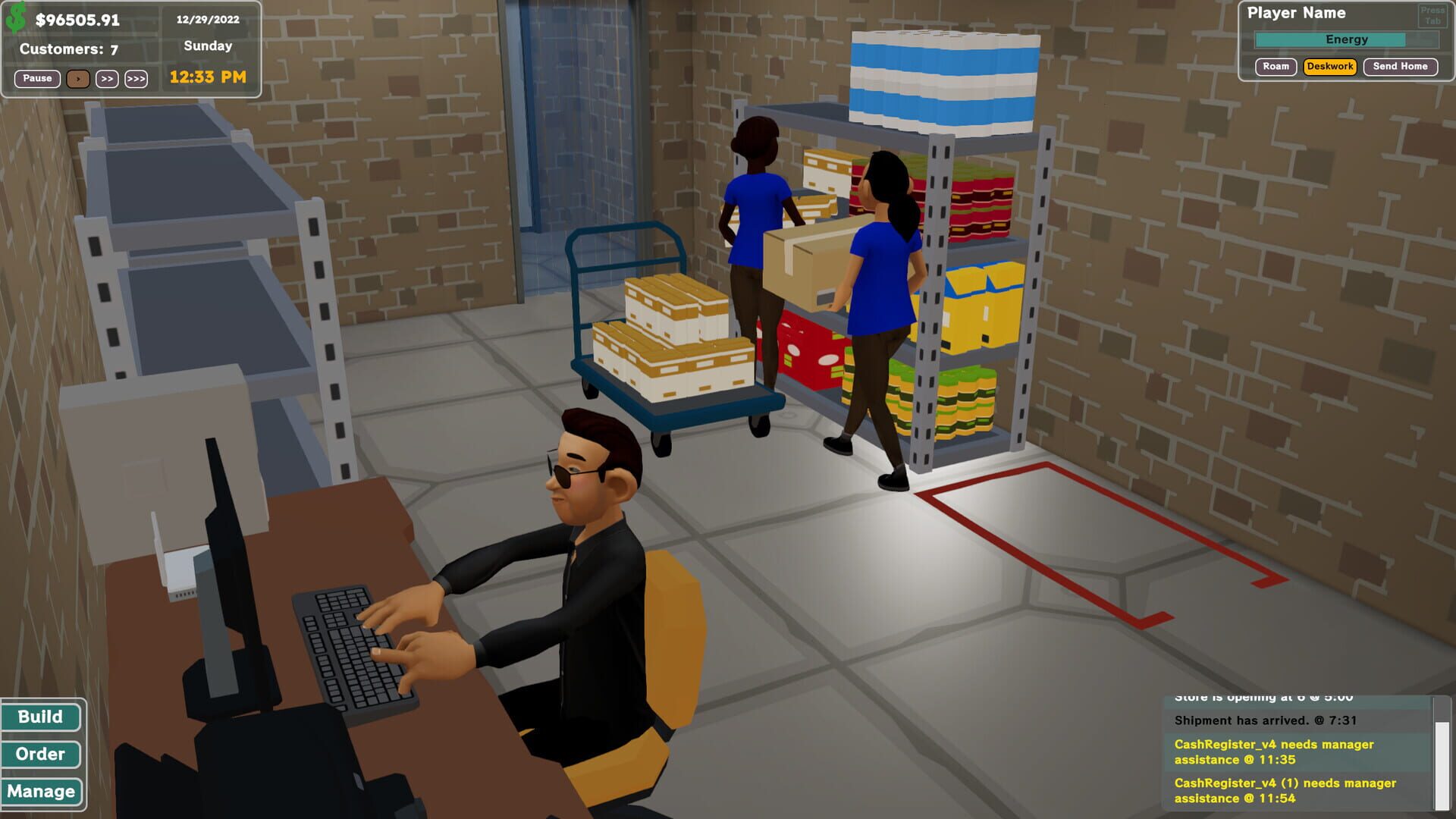 Screenshot for Grocery Store Tycoon