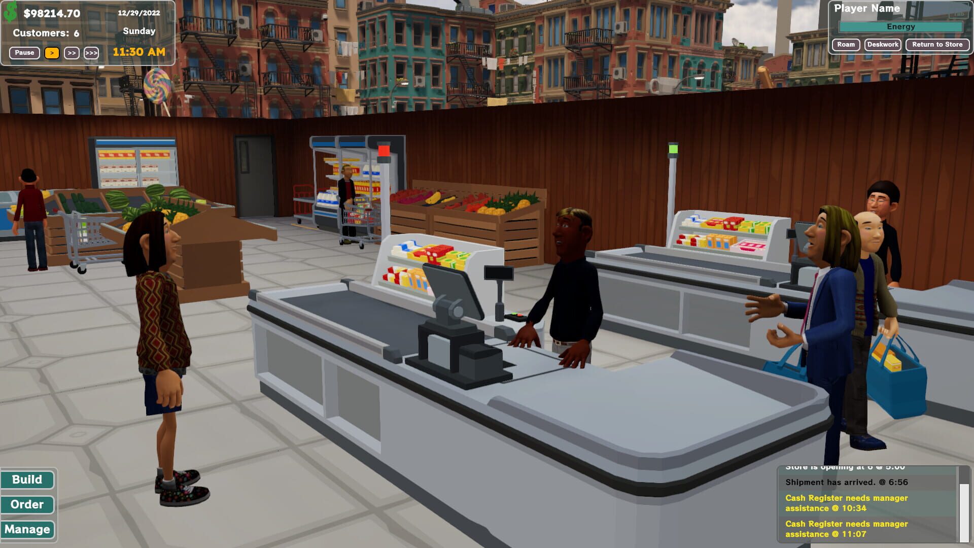 Screenshot for Grocery Store Tycoon