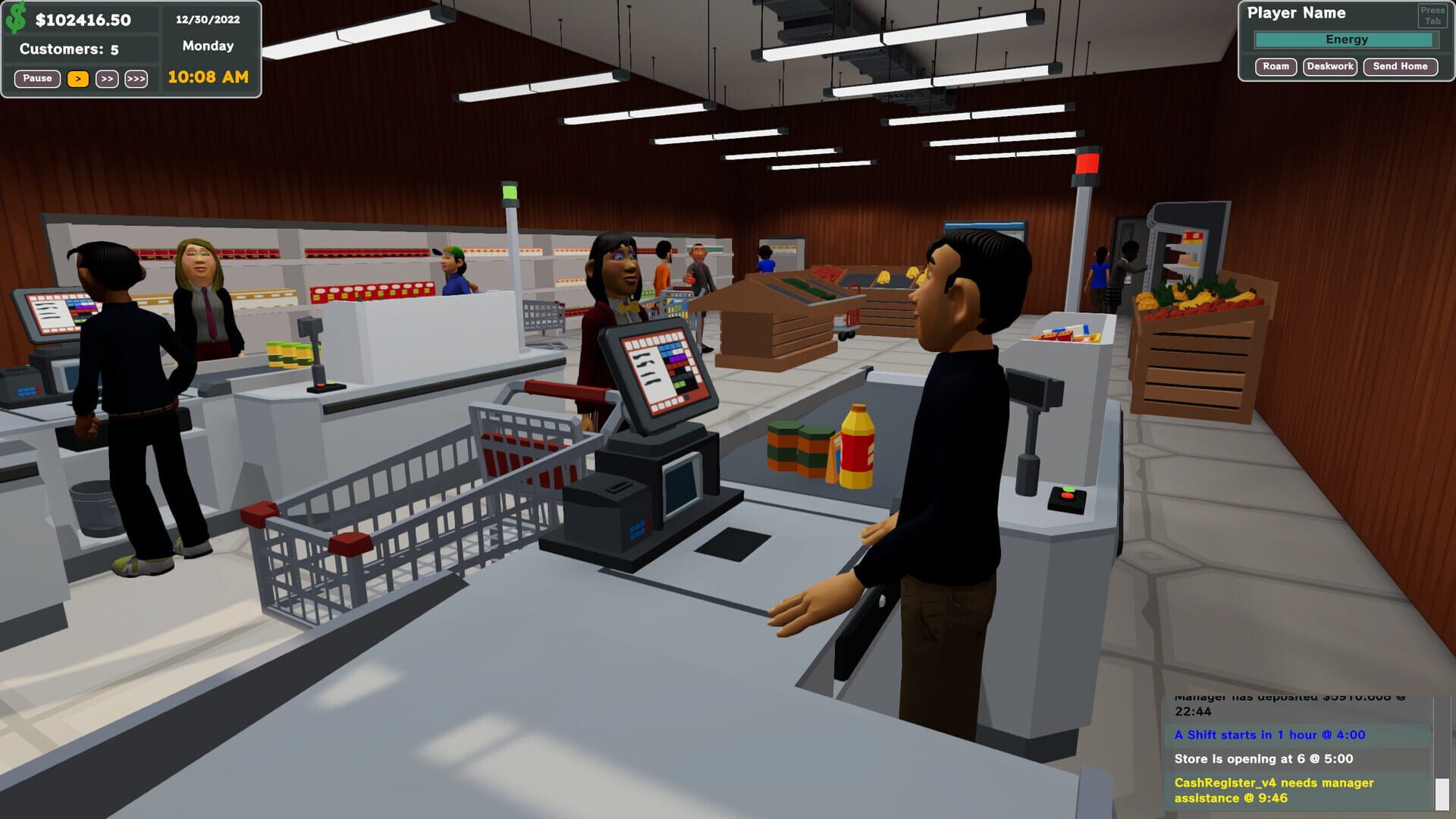 Screenshot for Grocery Store Tycoon