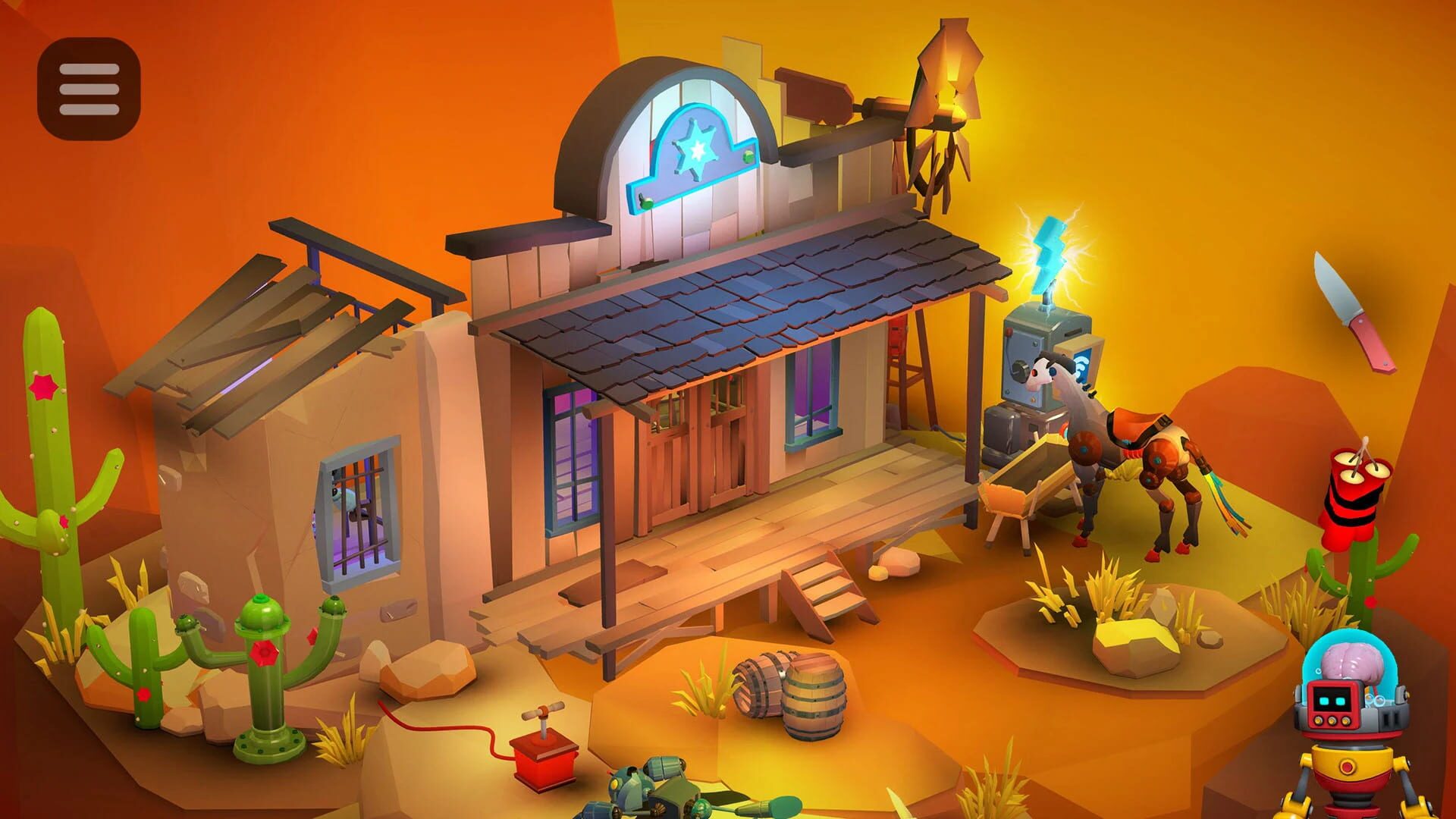 Screenshot for Tiny Robots: Portal Escape