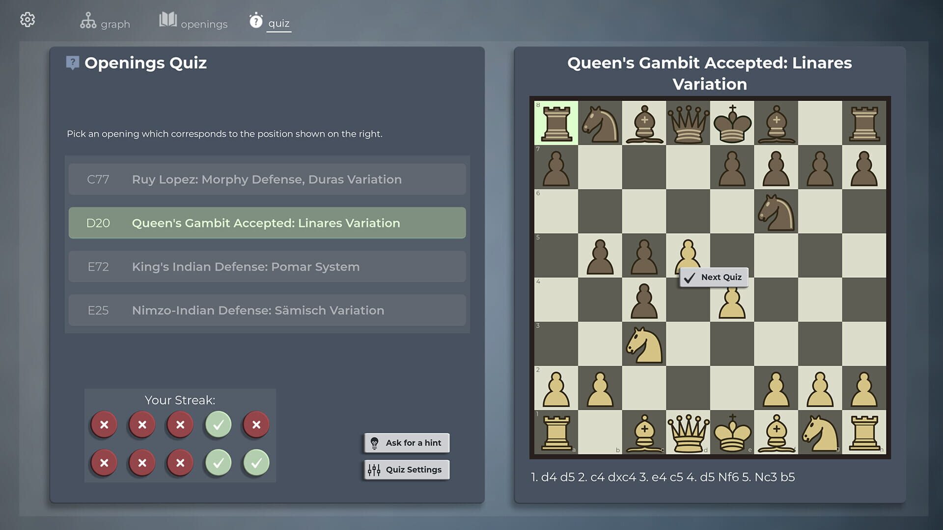 Screenshot for Chess Opening Repertoire Builder