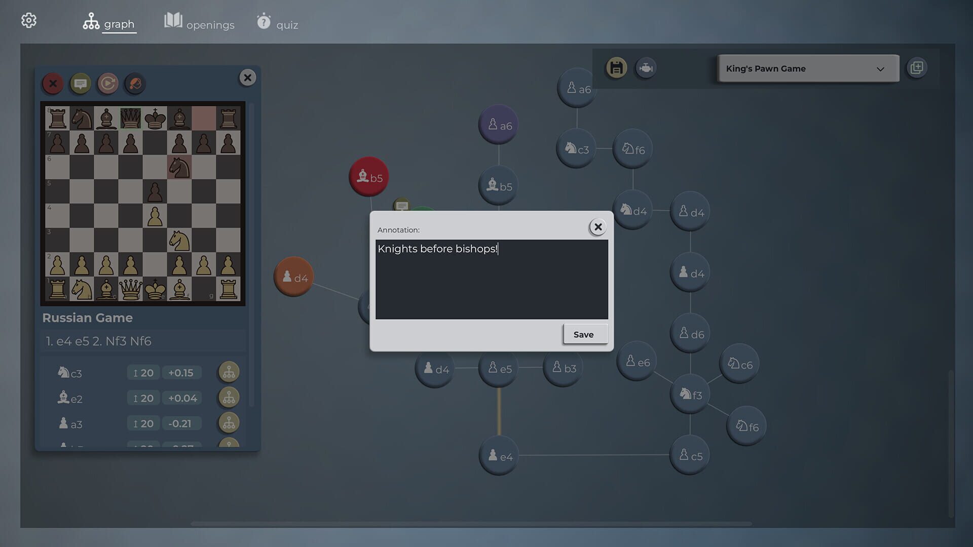 Screenshot for Chess Opening Repertoire Builder