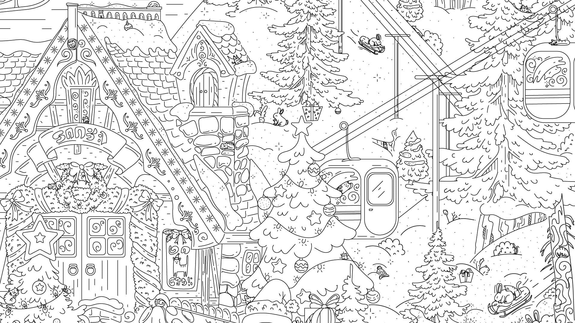 Screenshot for Travellin Cats in Christmas