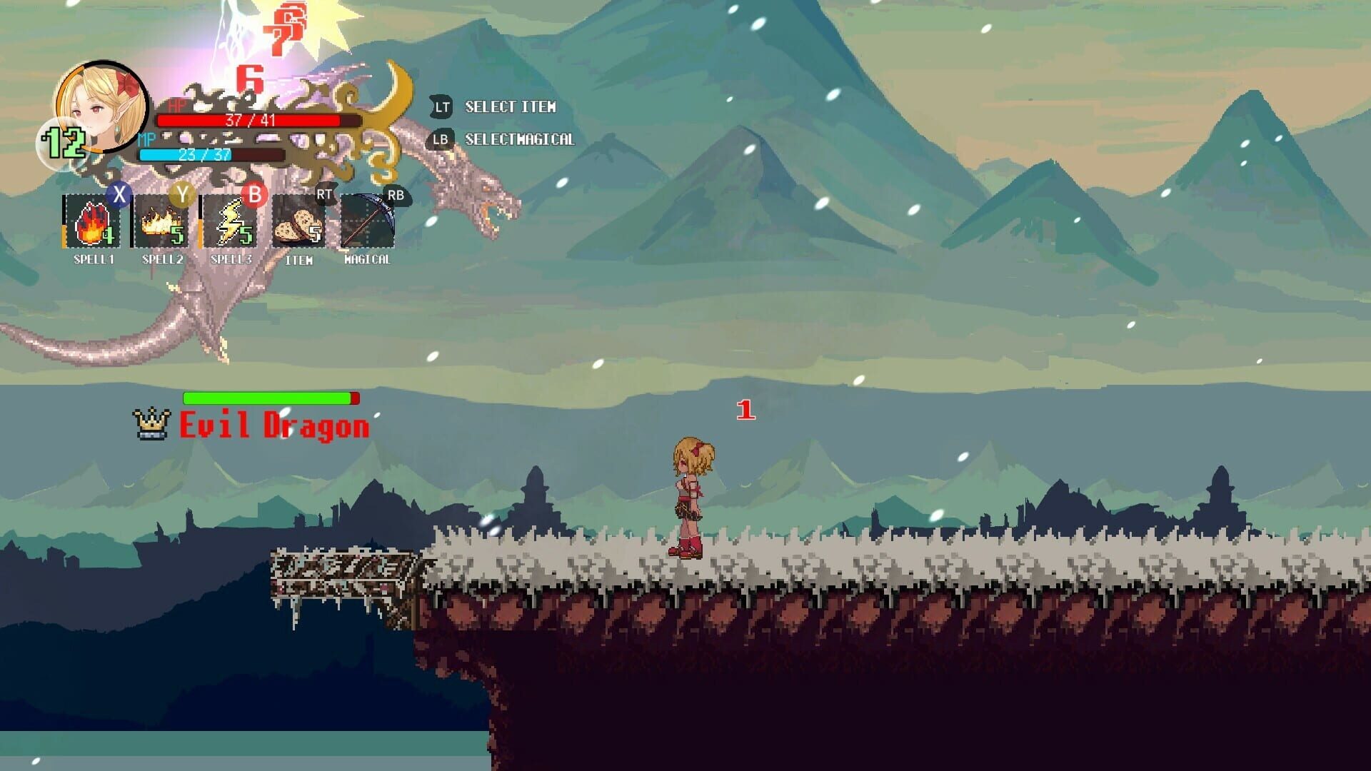 Screenshot for Witchroid Vania: A Magical Girl’s Fantastical Adventures