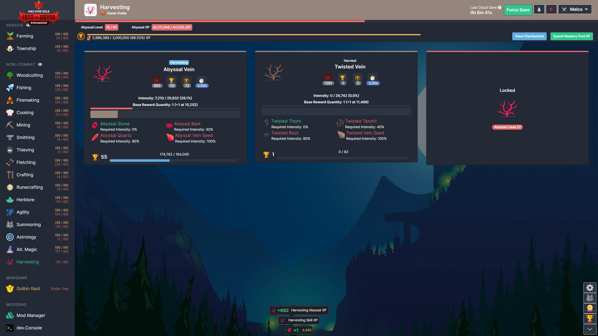 Screenshot for Melvor Idle: Into the Abyss