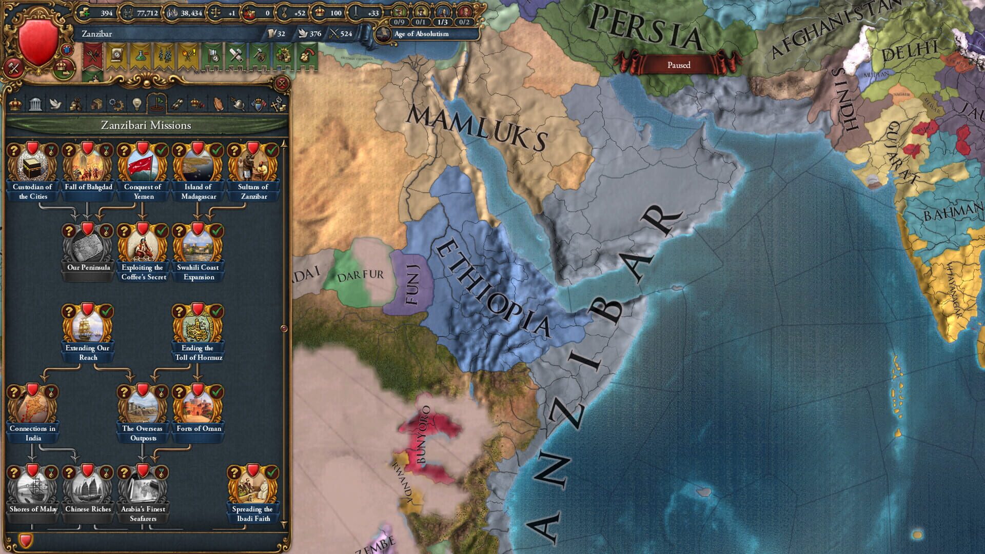 Screenshot for Europa Universalis IV: Winds of Change