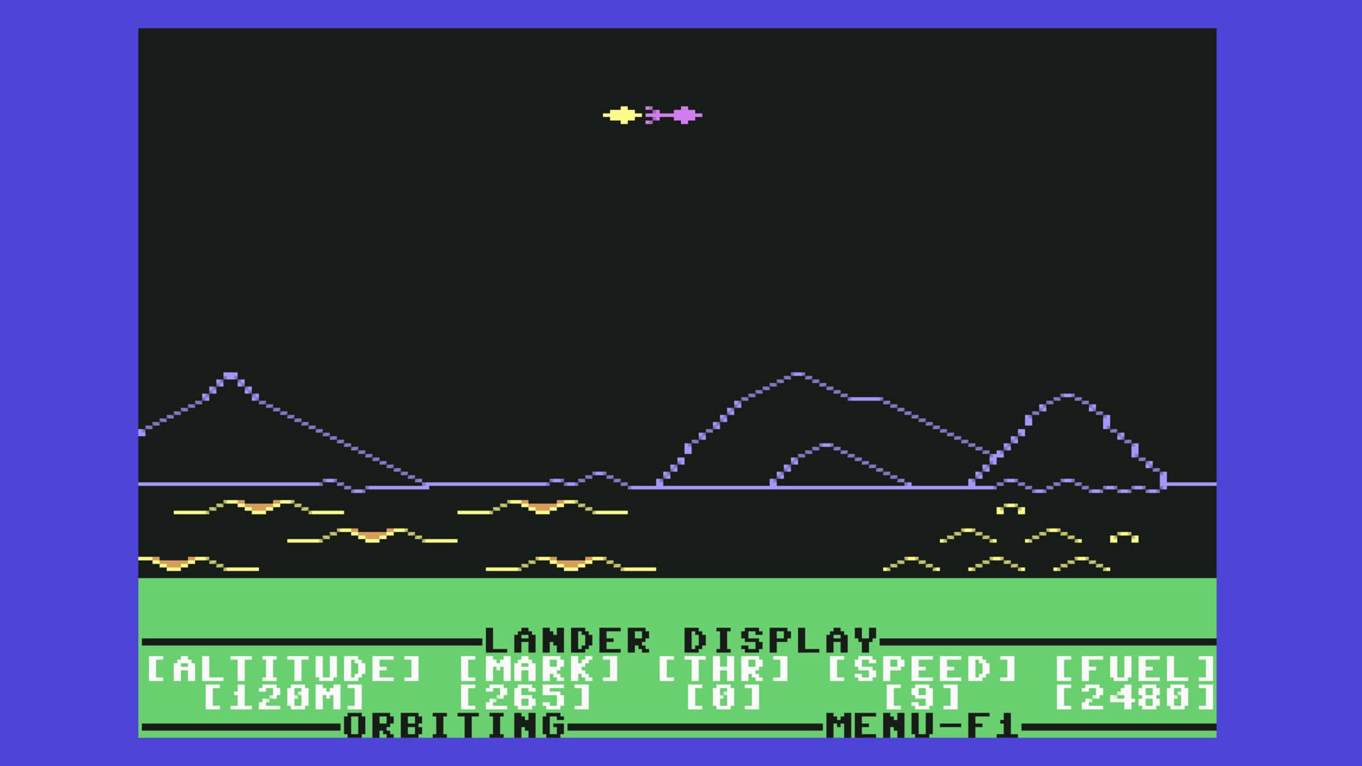 Screenshot for Jupiter Mission 1999