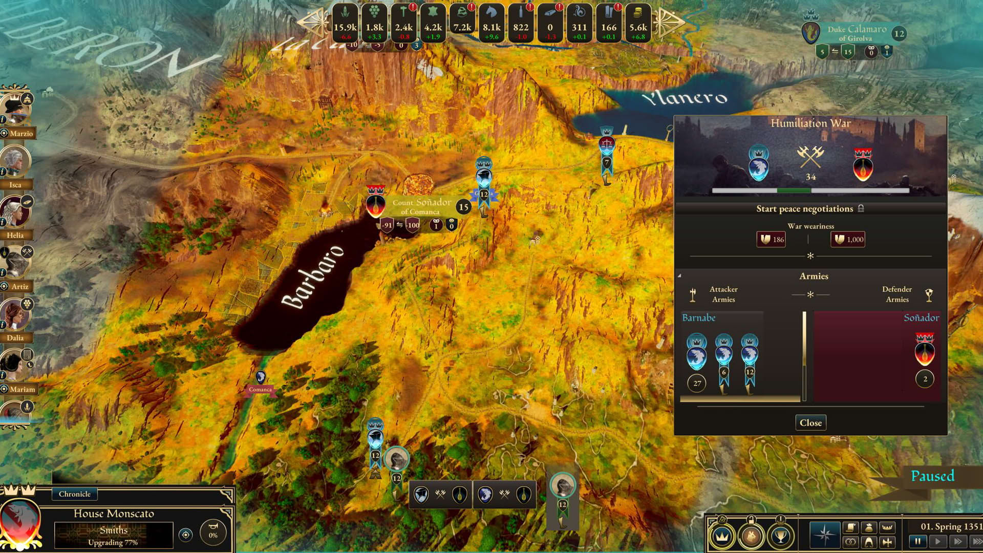 Screenshot for Great Houses of Calderia