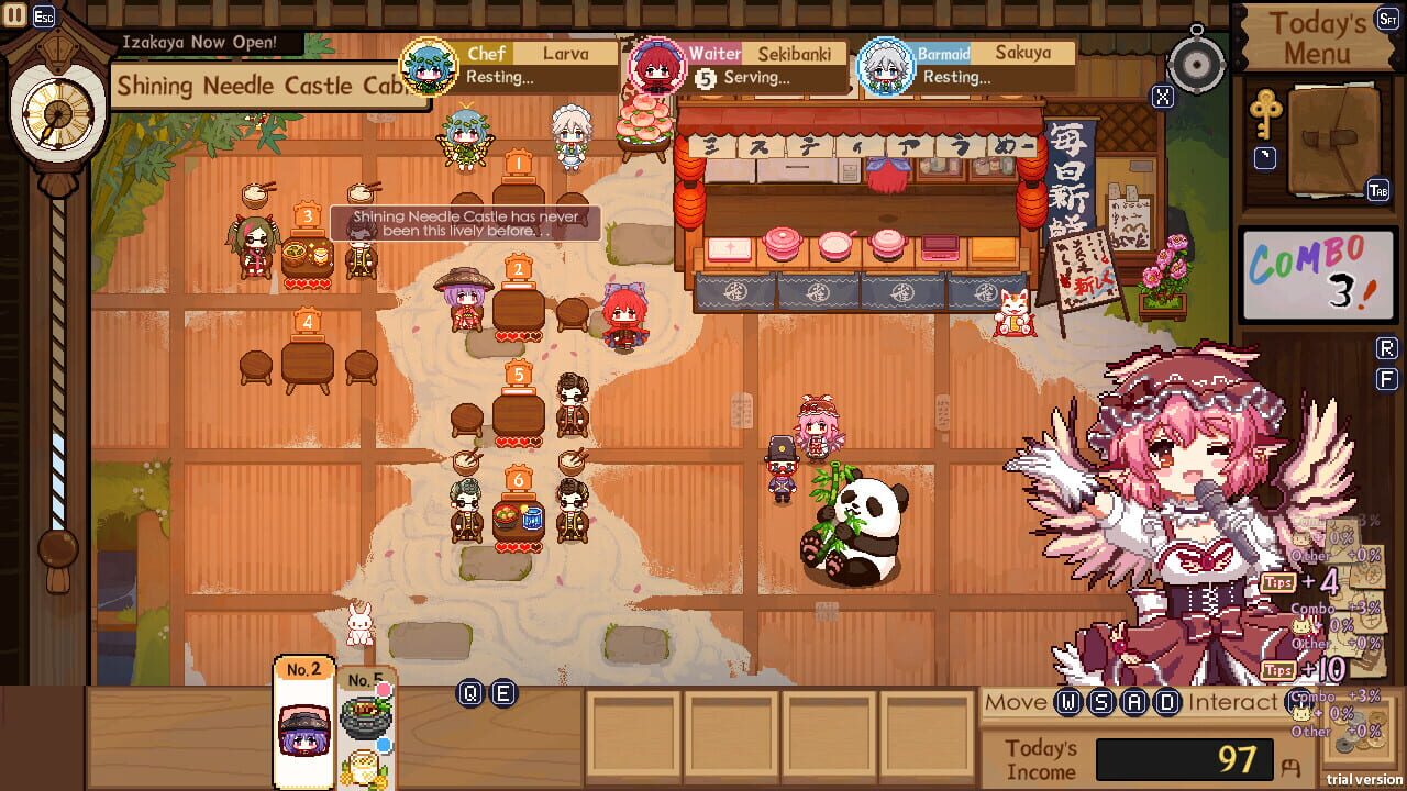 Screenshot for Touhou Mystia's Izakaya DLC 4 Pack: Garden of the Sun & Shining Needle Castle