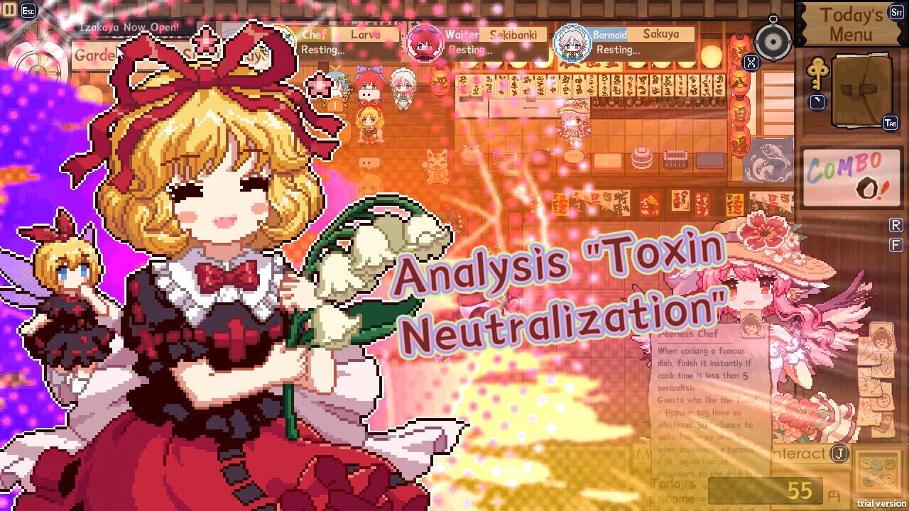 Screenshot for Touhou Mystia's Izakaya DLC 4 Pack: Garden of the Sun & Shining Needle Castle