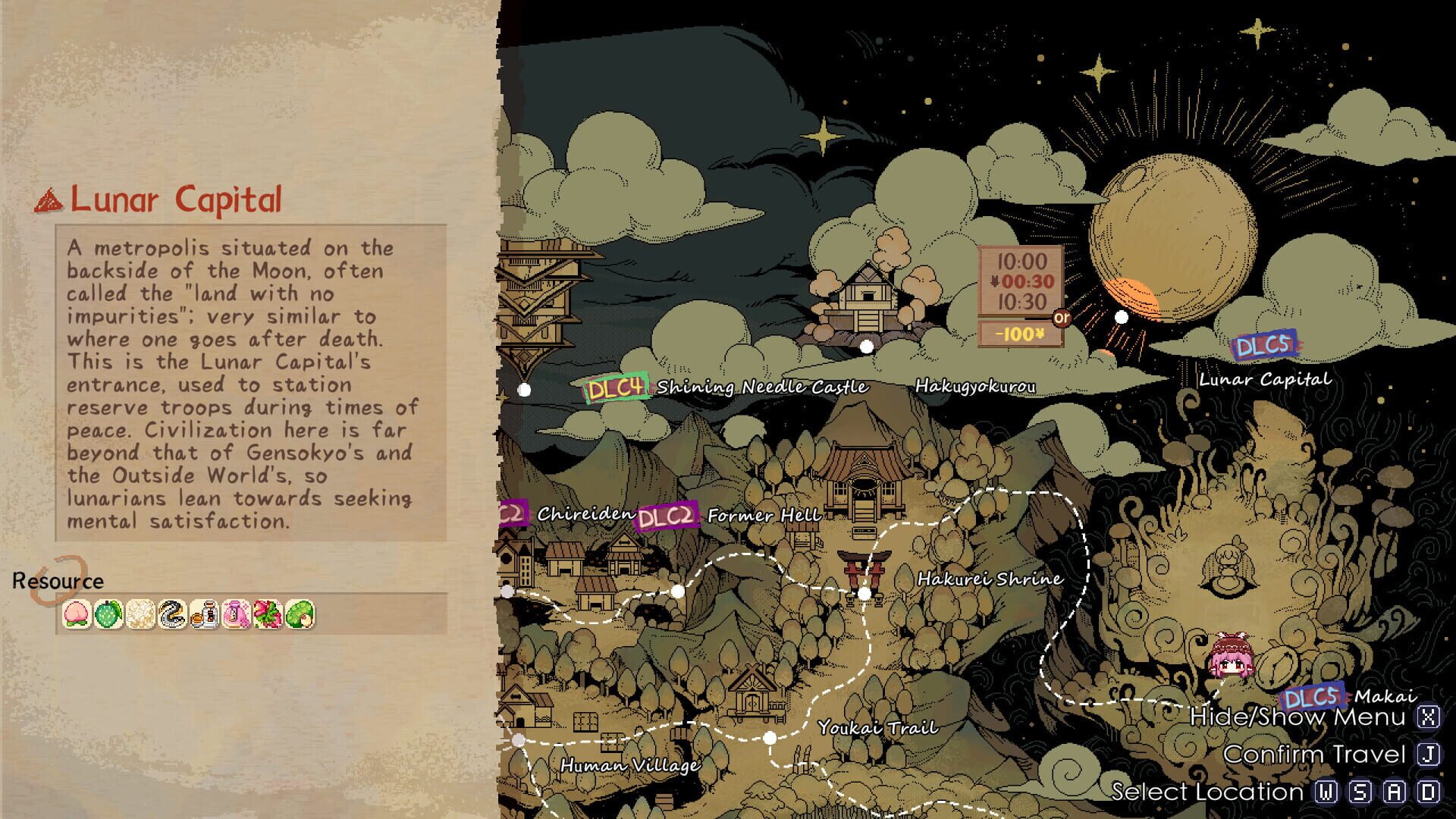 Screenshot for Touhou Mystia's Izakaya DLC5 Pack: Makai & Lunar Capital