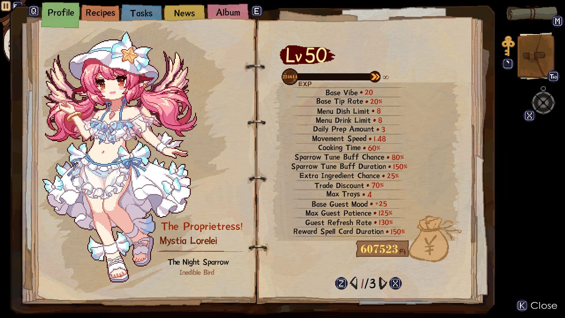 Screenshot for Touhou Mystia's Izakaya DLC5 Pack: Makai & Lunar Capital