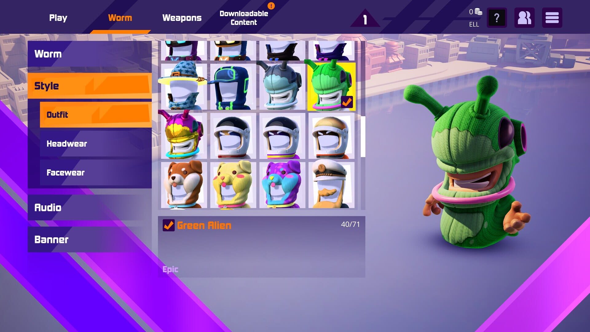 Screenshot for Worms Rumble: Spaceworm and Alien Double Pack