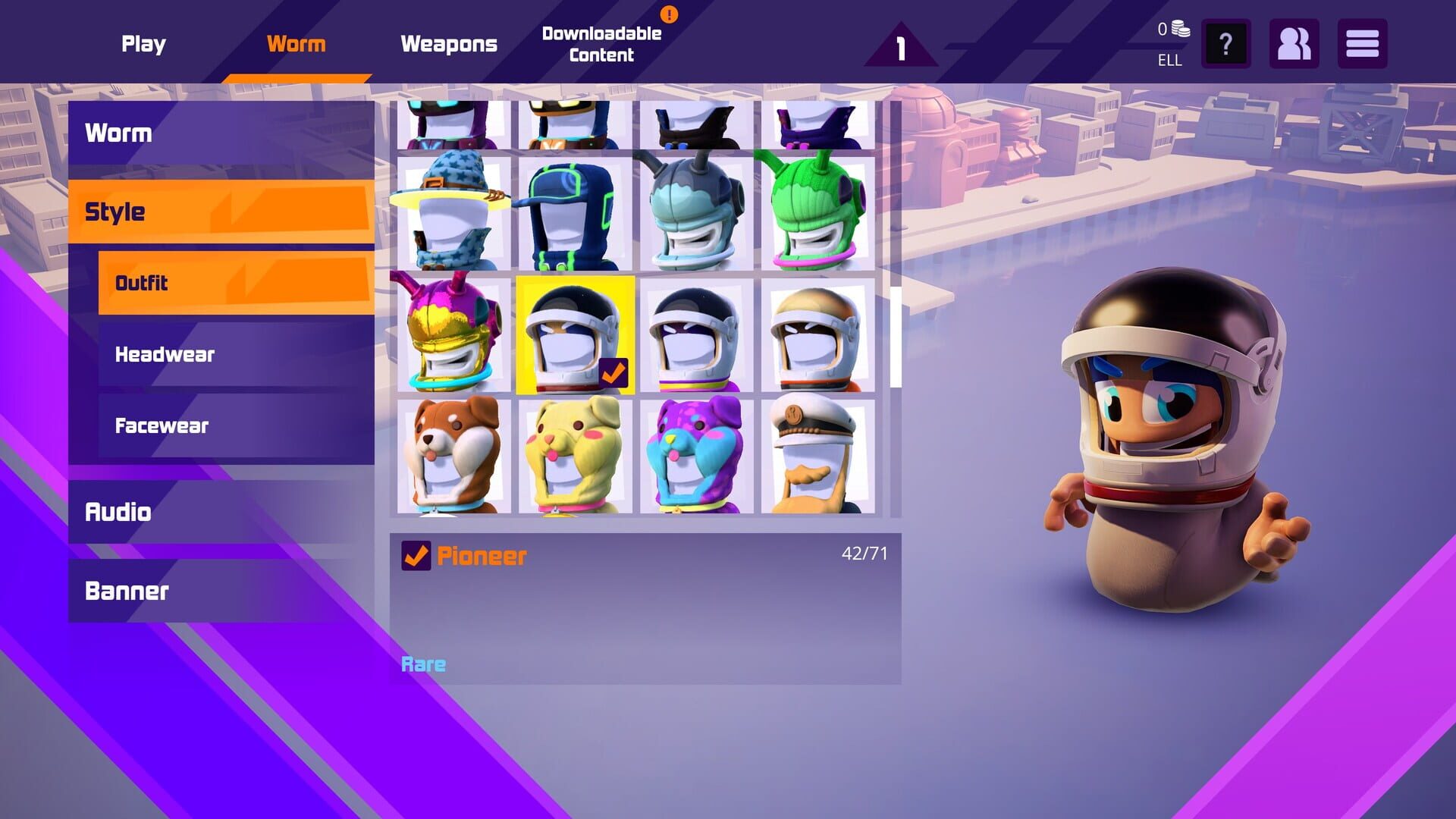 Screenshot for Worms Rumble: Spaceworm and Alien Double Pack