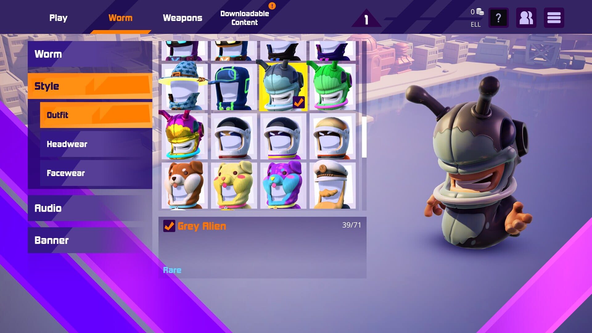 Screenshot for Worms Rumble: Spaceworm and Alien Double Pack