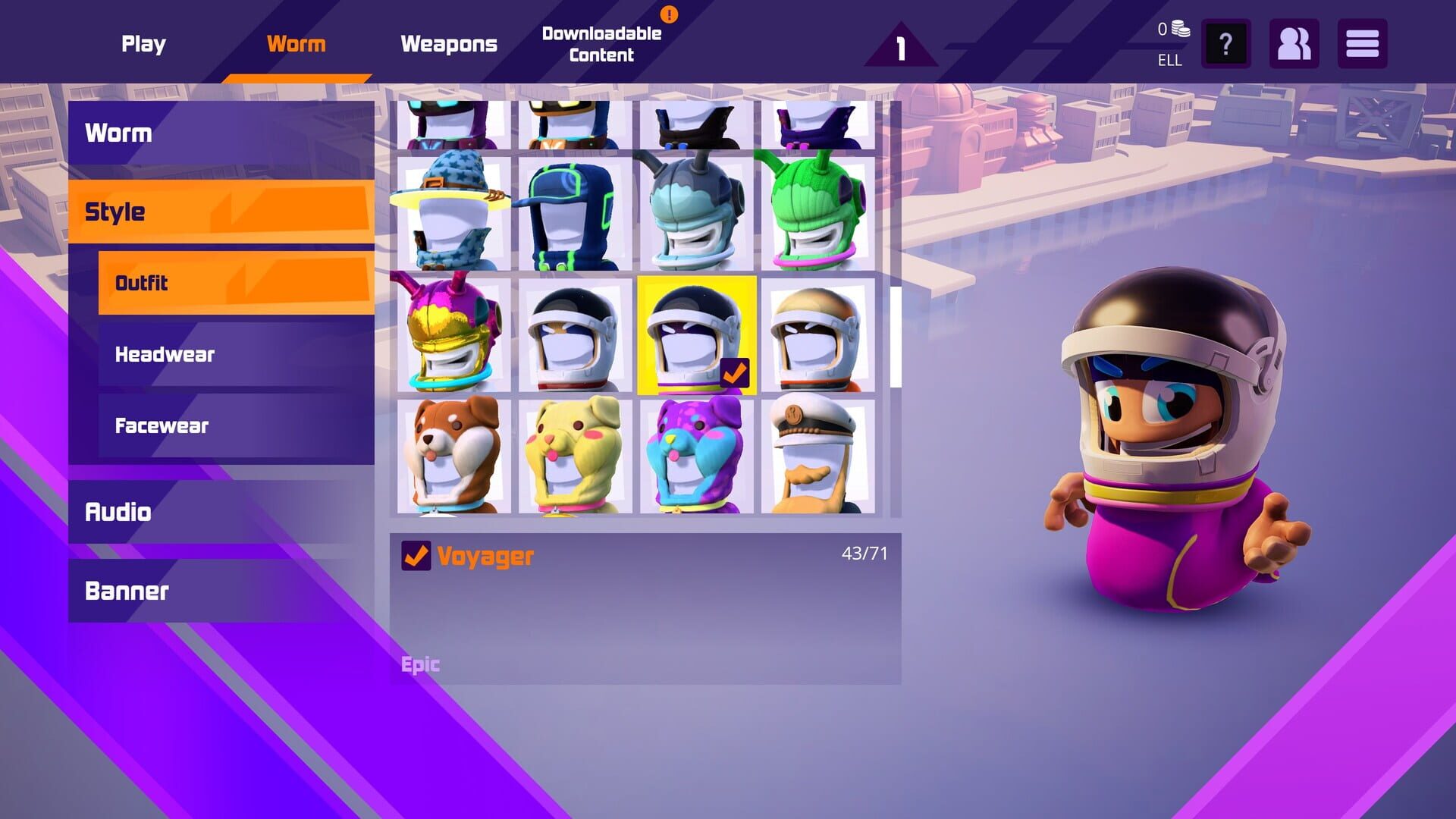 Screenshot for Worms Rumble: Spaceworm and Alien Double Pack