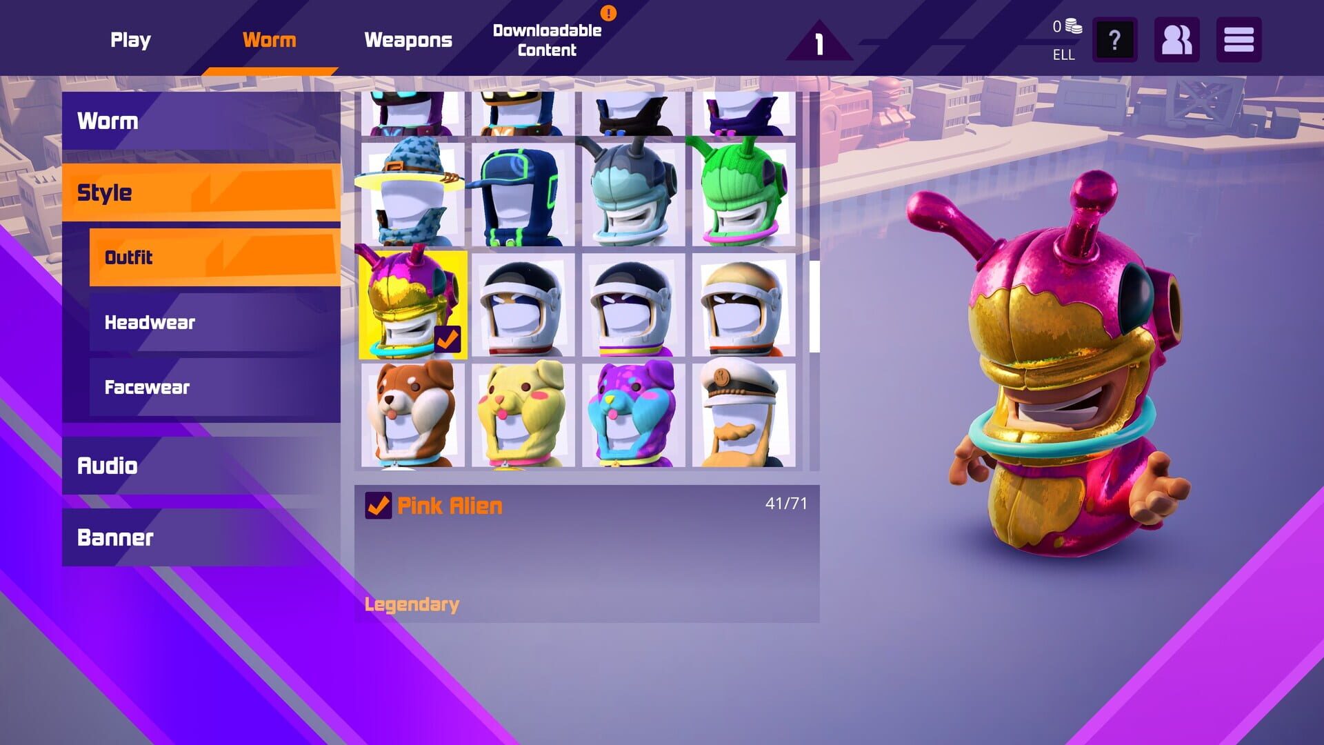 Screenshot for Worms Rumble: Spaceworm and Alien Double Pack