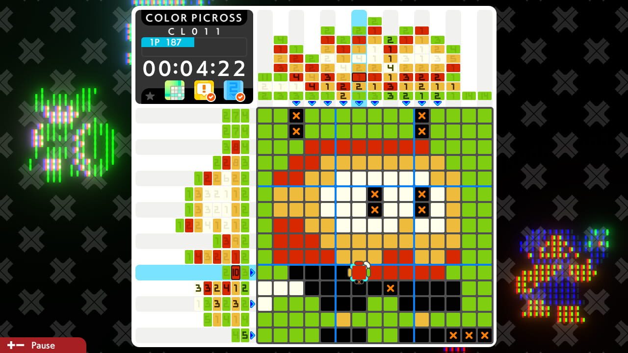 Screenshot for Picross S Namco Legendary Edition