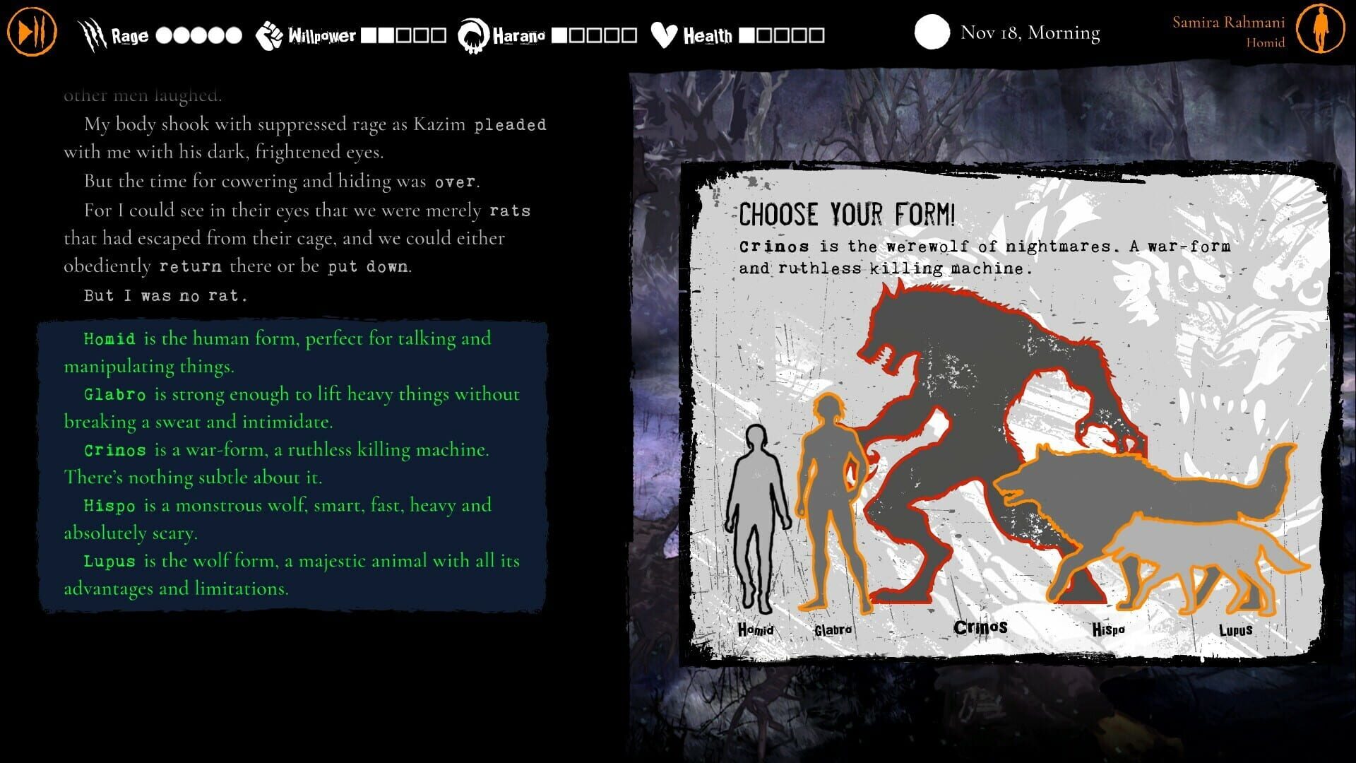 Screenshot for Werewolf: The Apocalypse - Purgatory