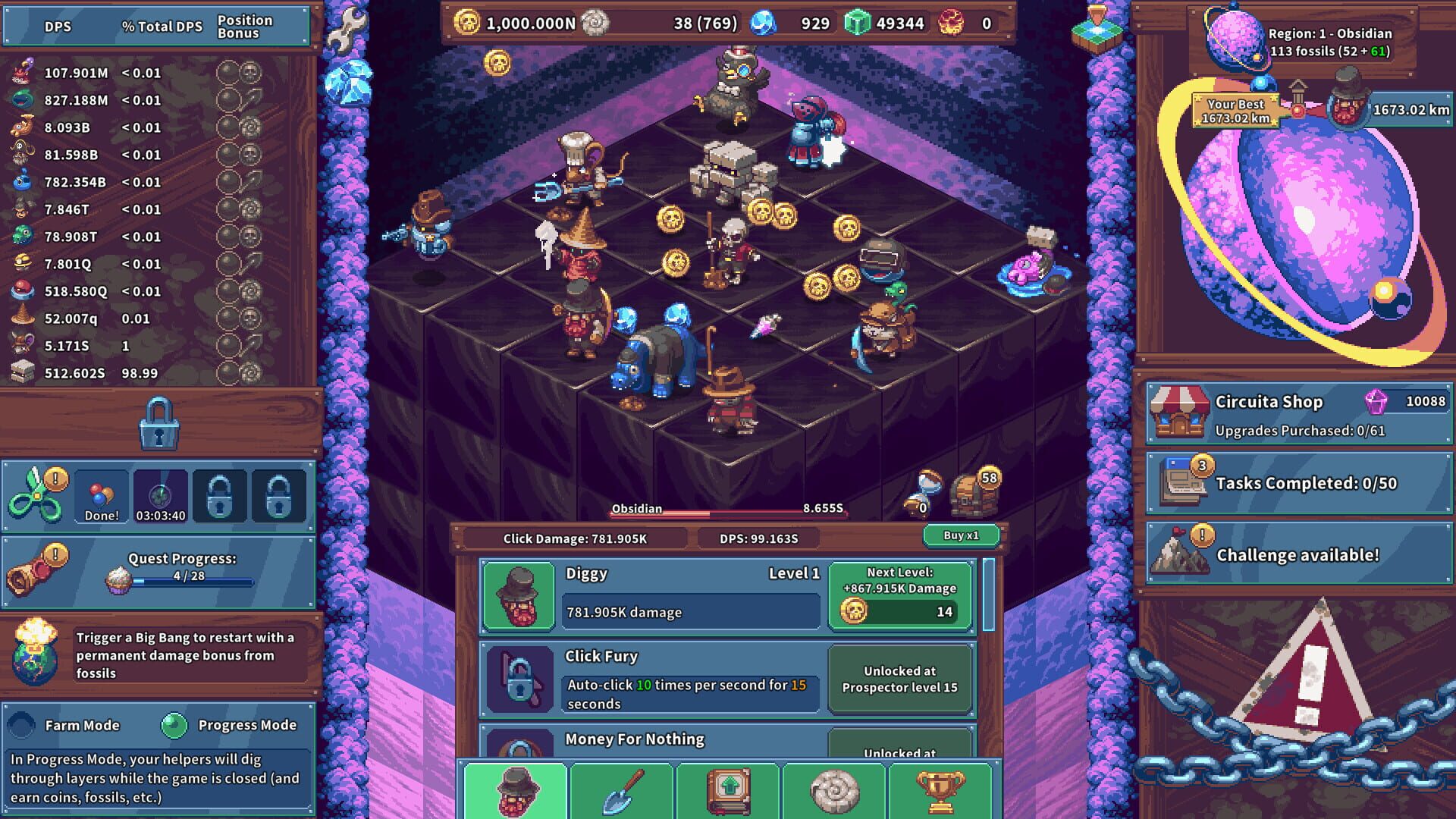 Screenshot for Click Click Dig: Idle Mine
