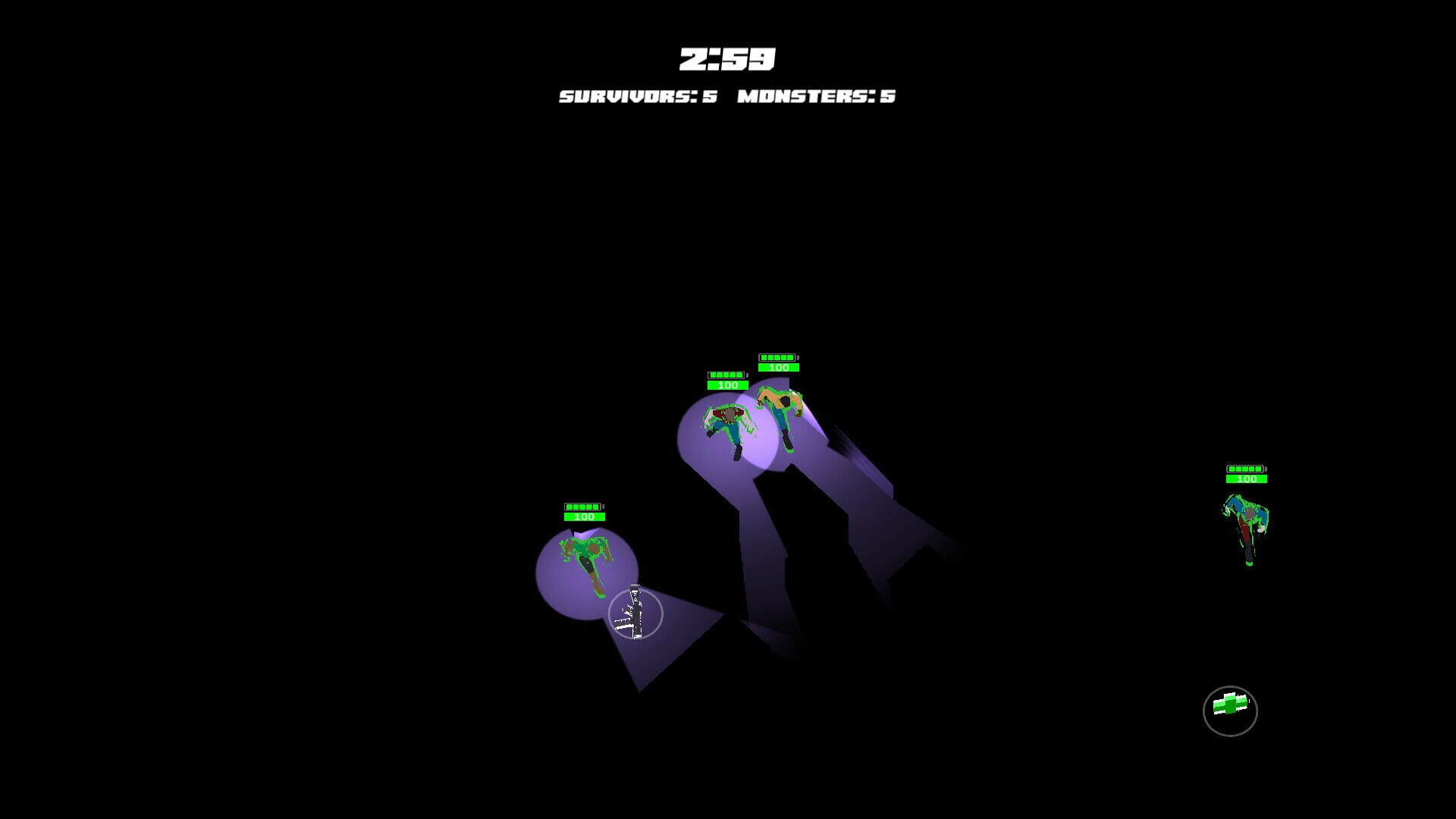 Screenshot for Humans vs. Monsters