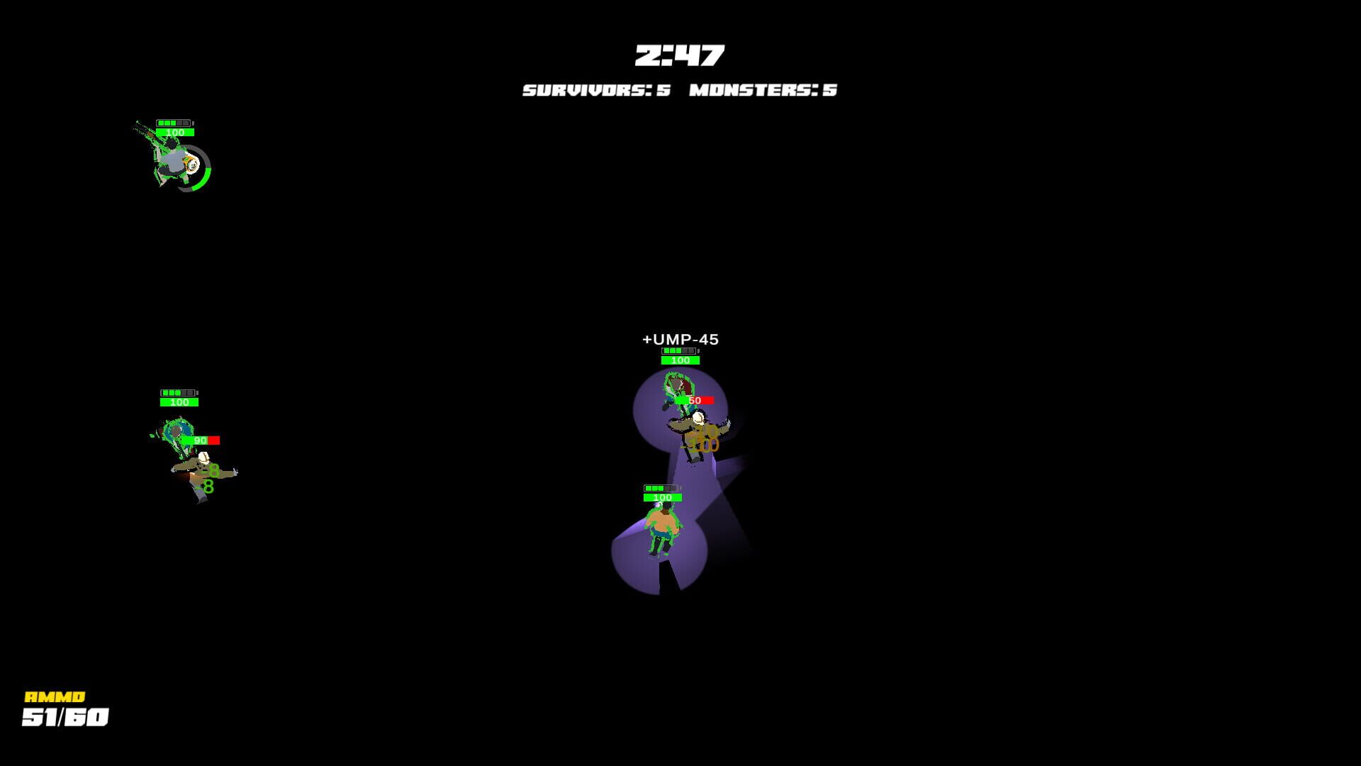 Screenshot for Humans vs. Monsters