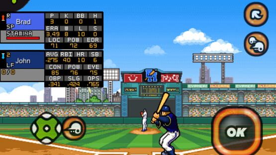 Screenshot for 9 Innings: Pro Baseball 2009