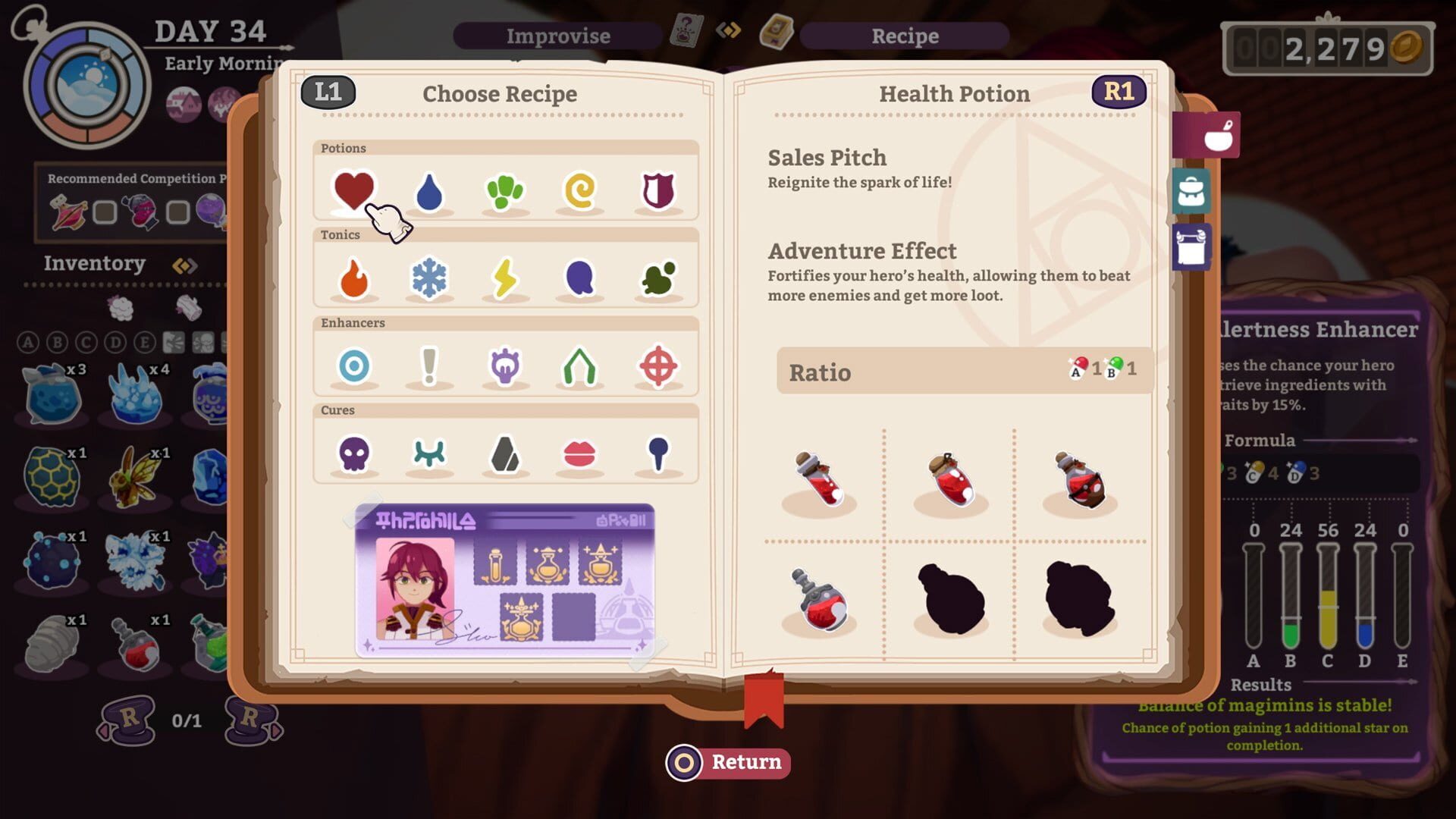 Screenshot for Potionomics: Masterwork Edition