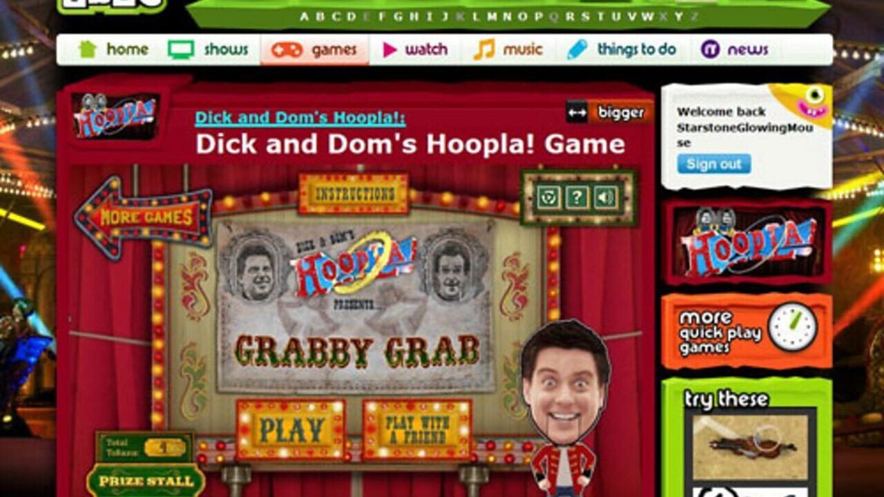 Screenshot for Dick and Dom's Hoopla!