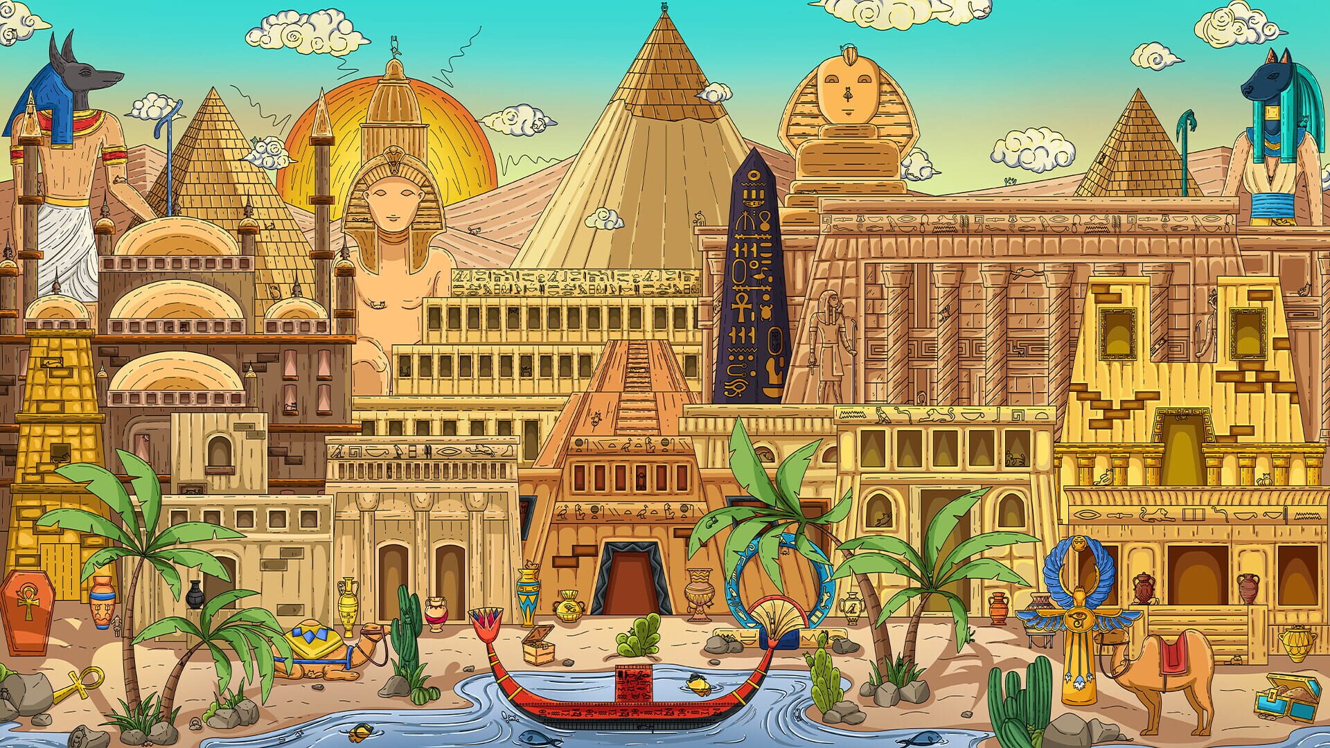 Screenshot for 100 Egypt Cats