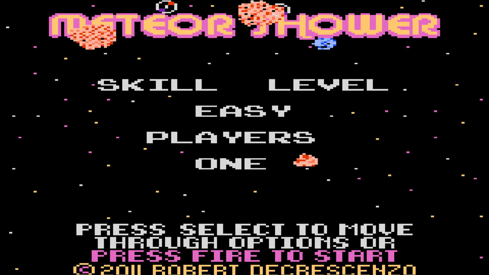 Screenshot for Meteor Shower