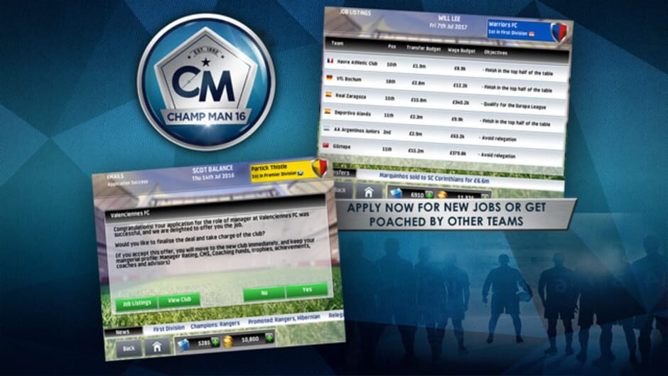 Screenshot for Champ Man 16